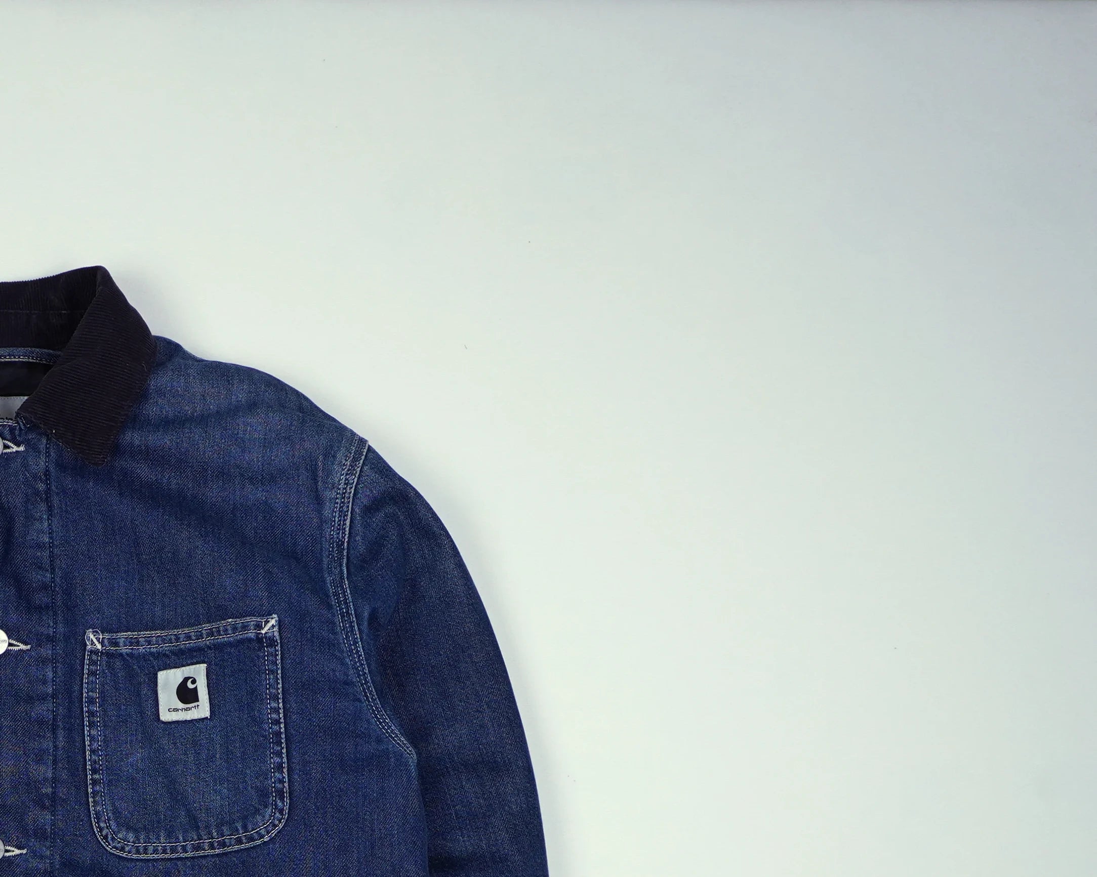 Carhartt Blue Chore Coat S Denim