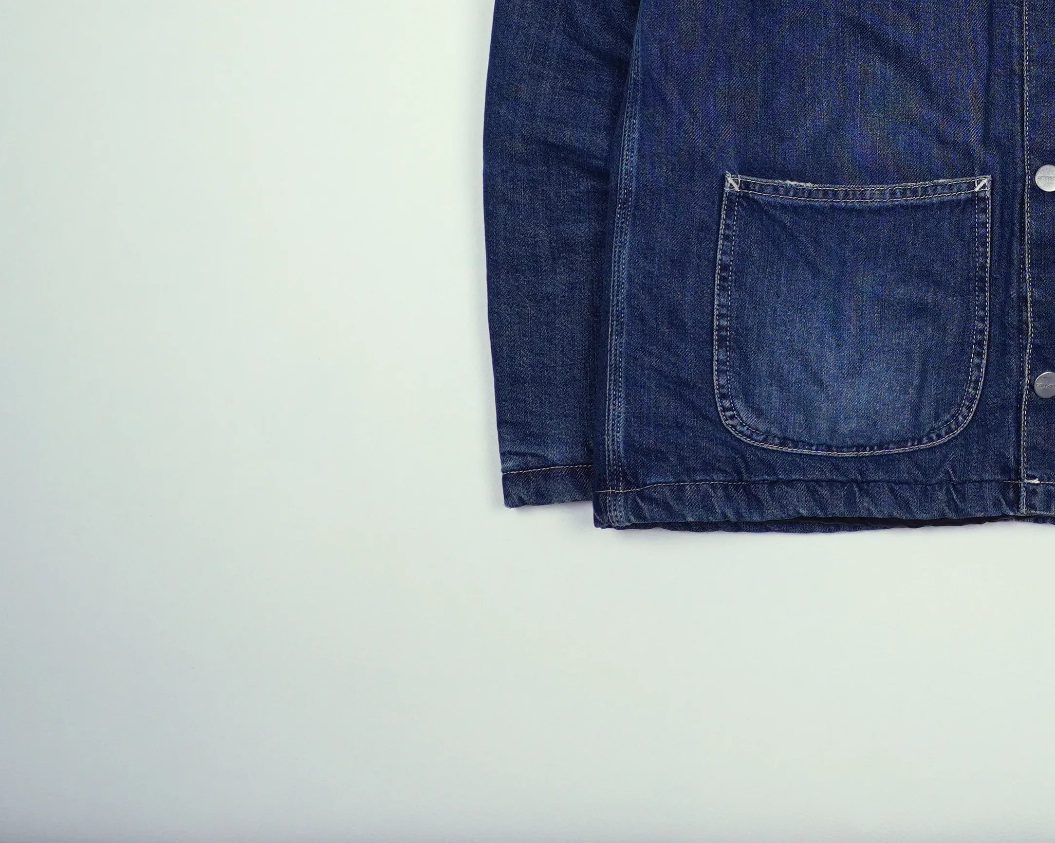 Carhartt Blue Chore Coat S Denim