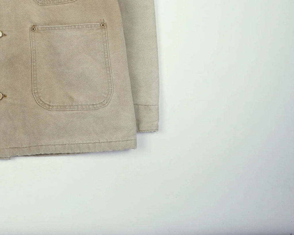 Carhartt Beige Chore Coat M Cotton