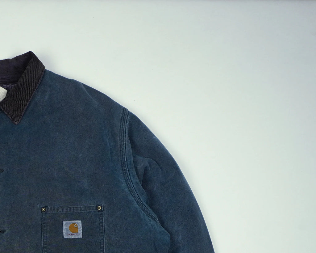 Carhartt Blue Chore Coat XL Canvas