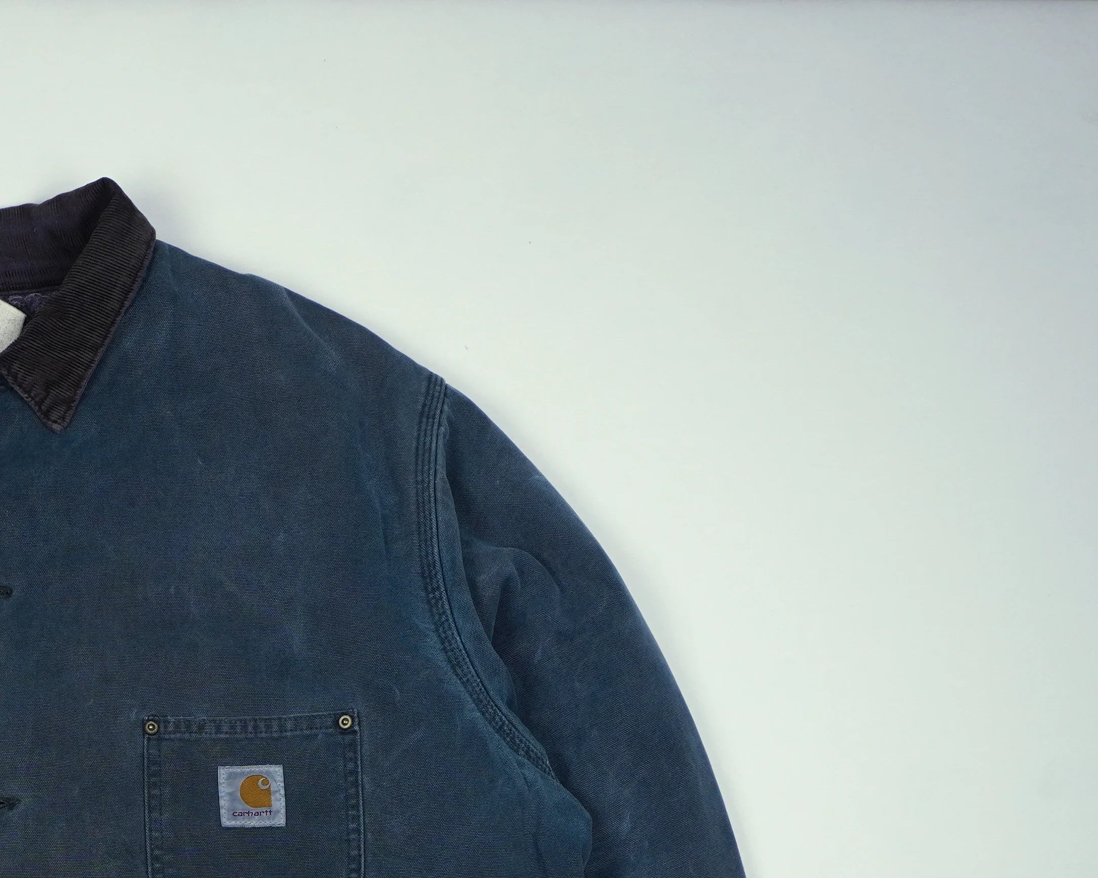 Carhartt Blue Chore Coat XL Canvas