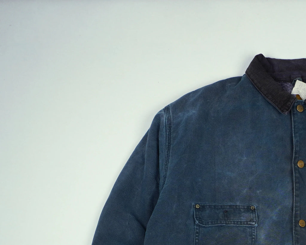 Carhartt Blue Chore Coat XL Canvas