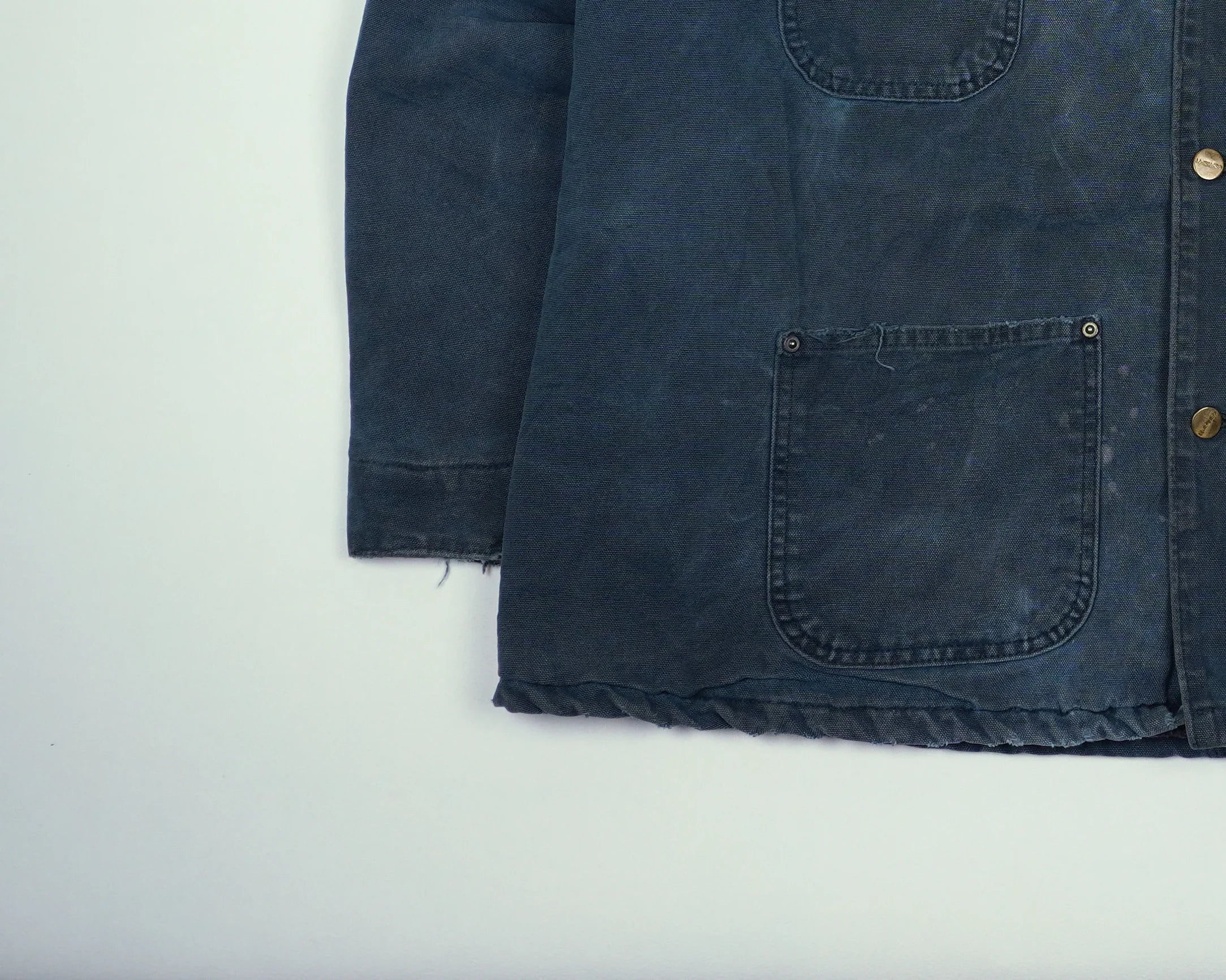 Carhartt Blue Chore Coat XL Canvas