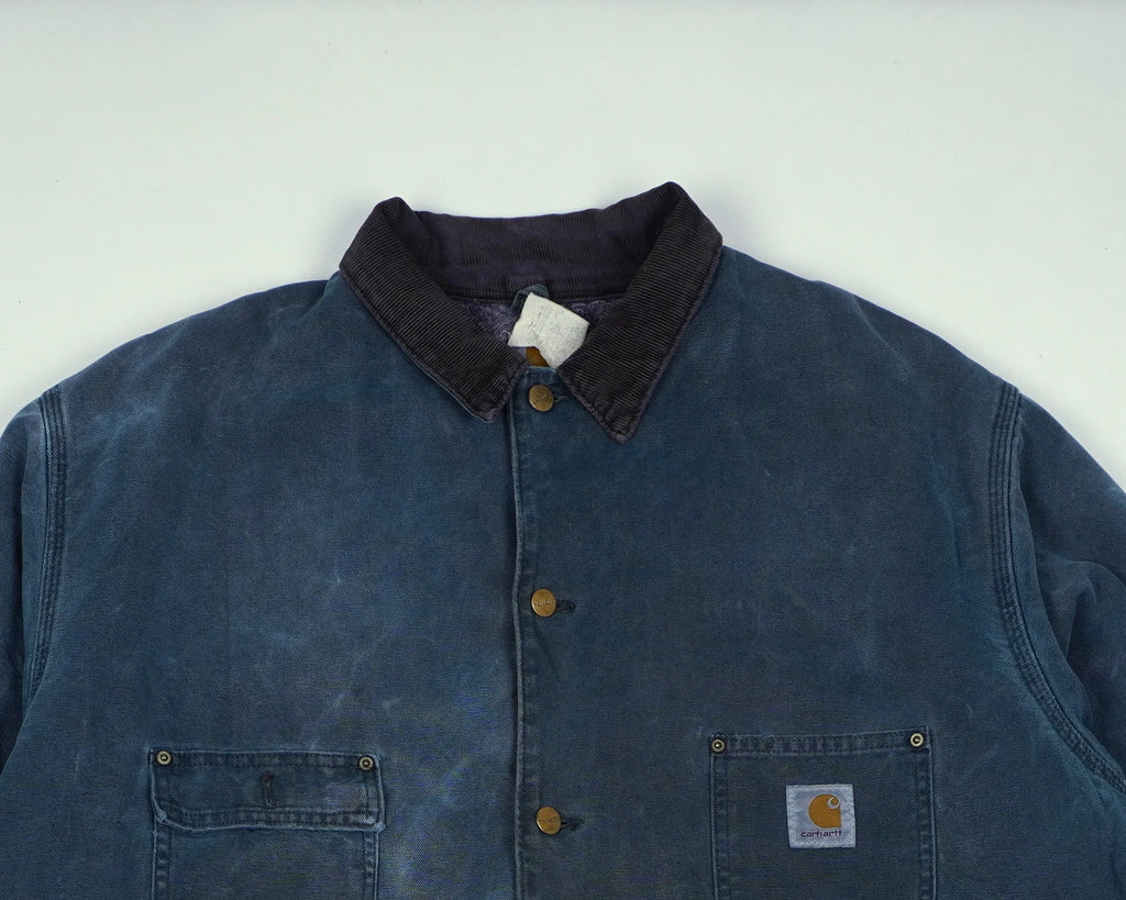 Carhartt Blue Chore Coat XL Canvas