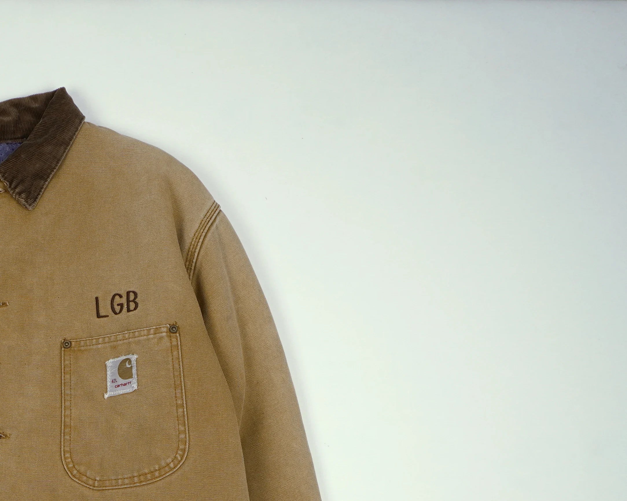 Carhartt Beige Chore Coat M Canvas