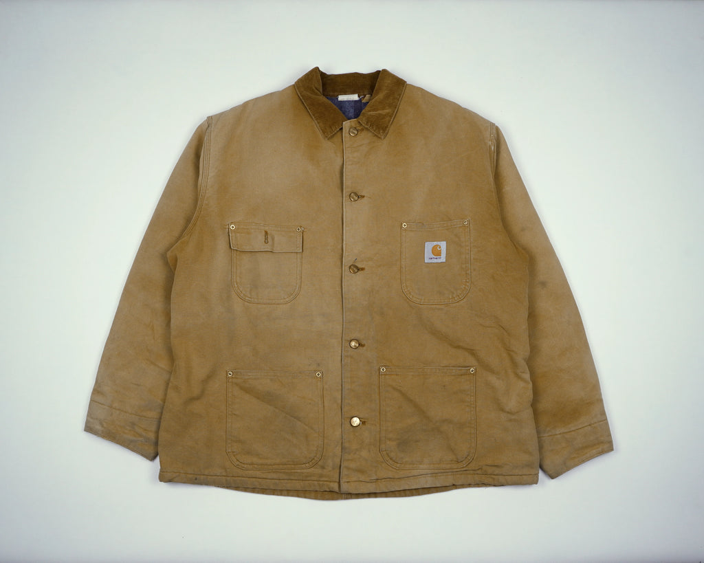Carhartt Brown Chore Coat XXL Cotton, Canvas