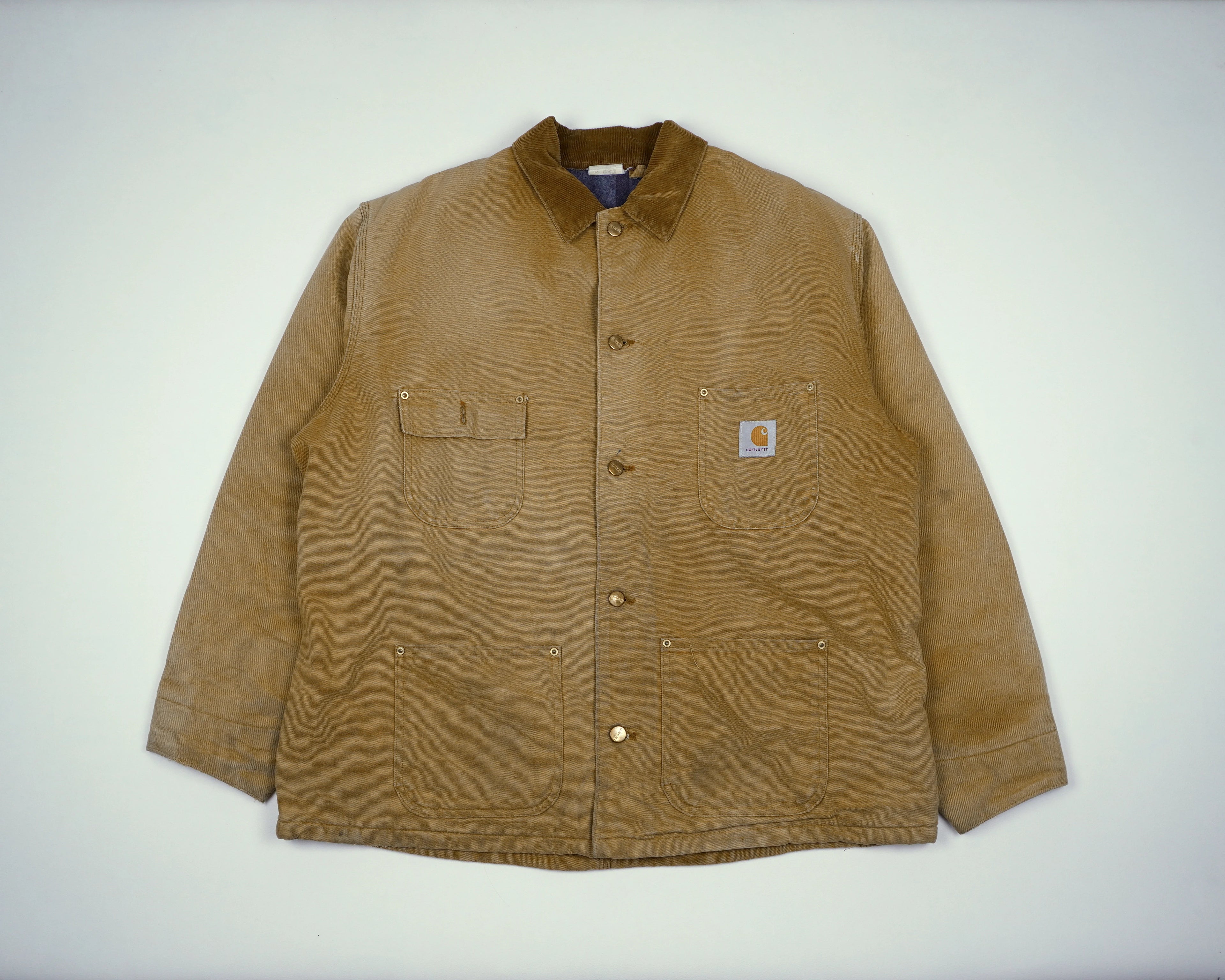 Carhartt Brown Chore Coat XXL Cotton, Canvas
