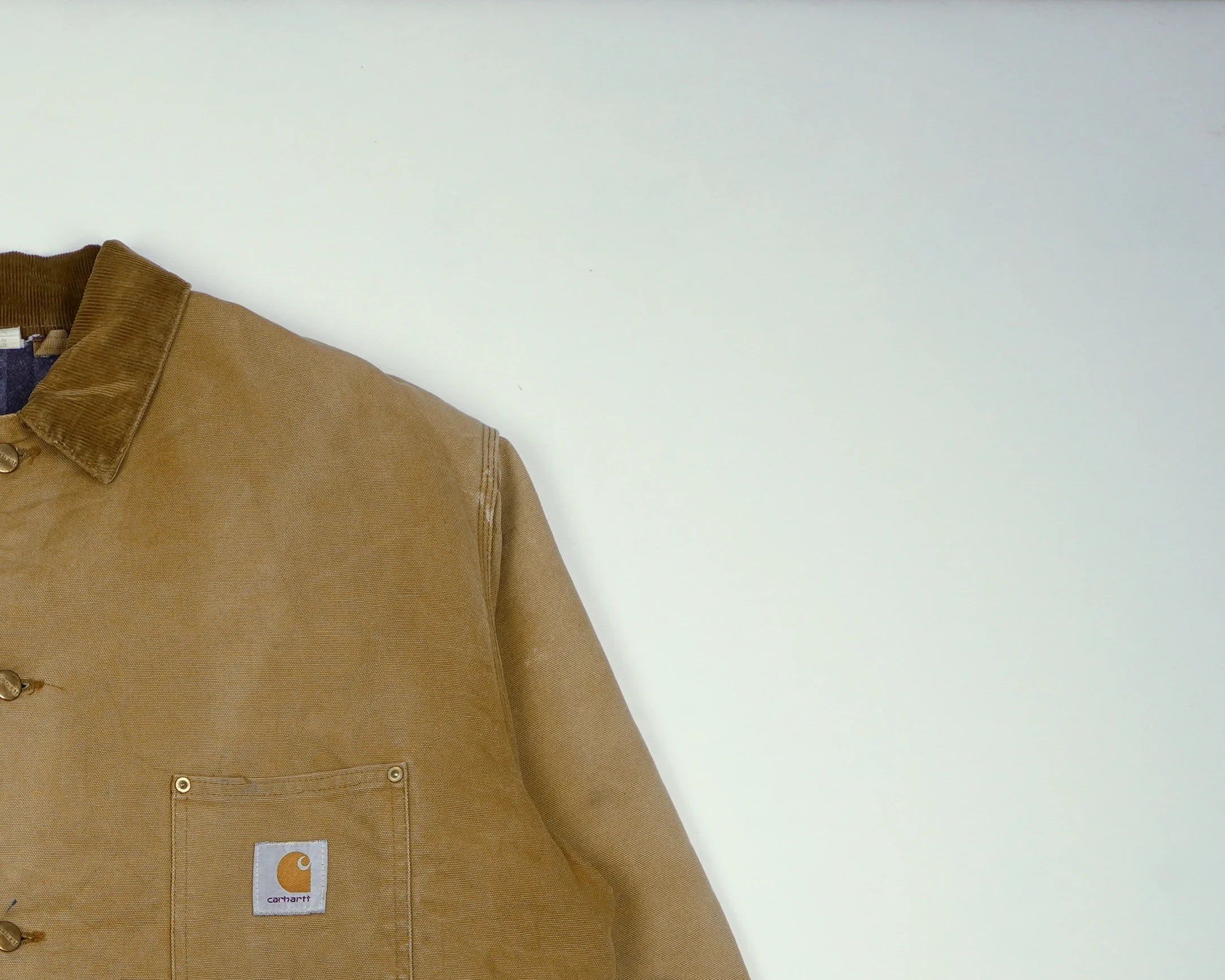 Carhartt Brown Chore Coat XXL Cotton, Canvas