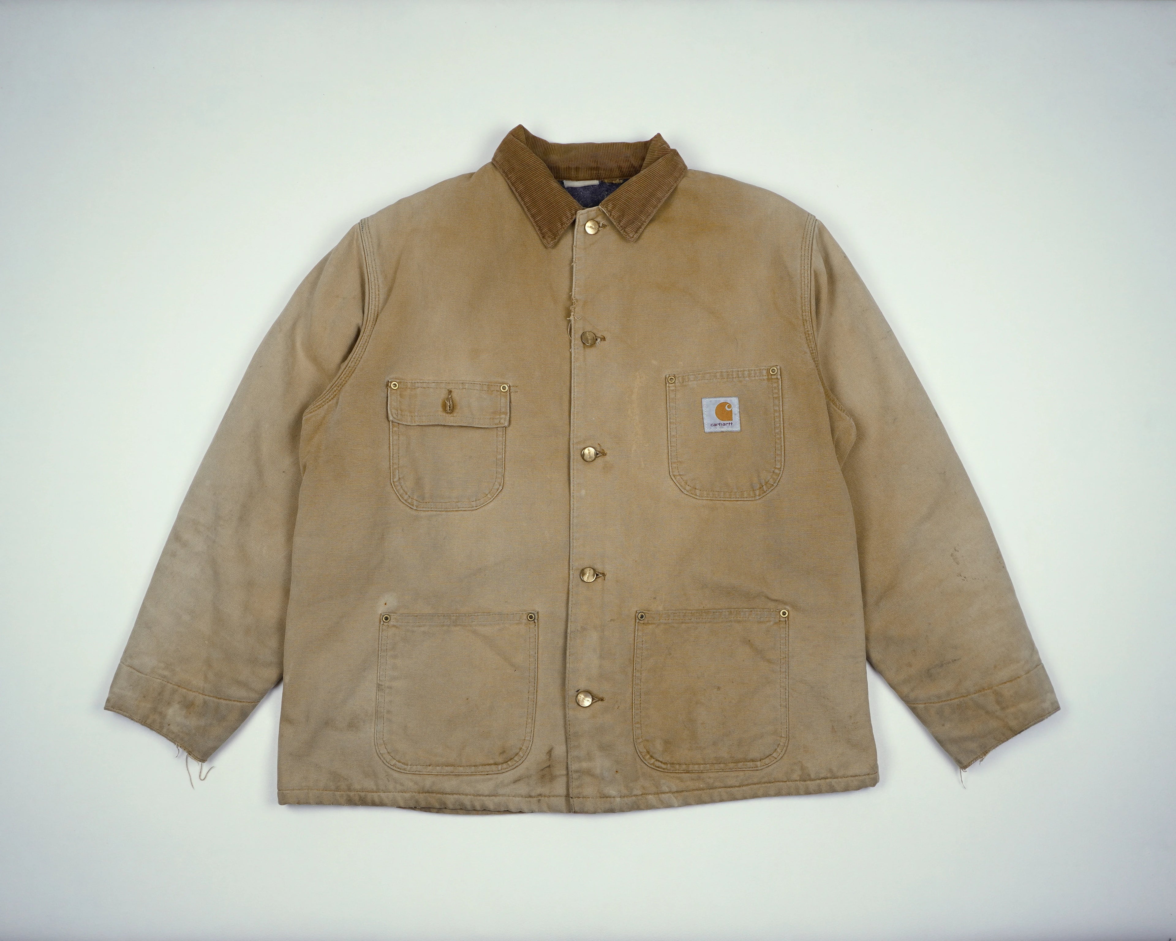 Carhartt Beige Chore Coat XL Canvas