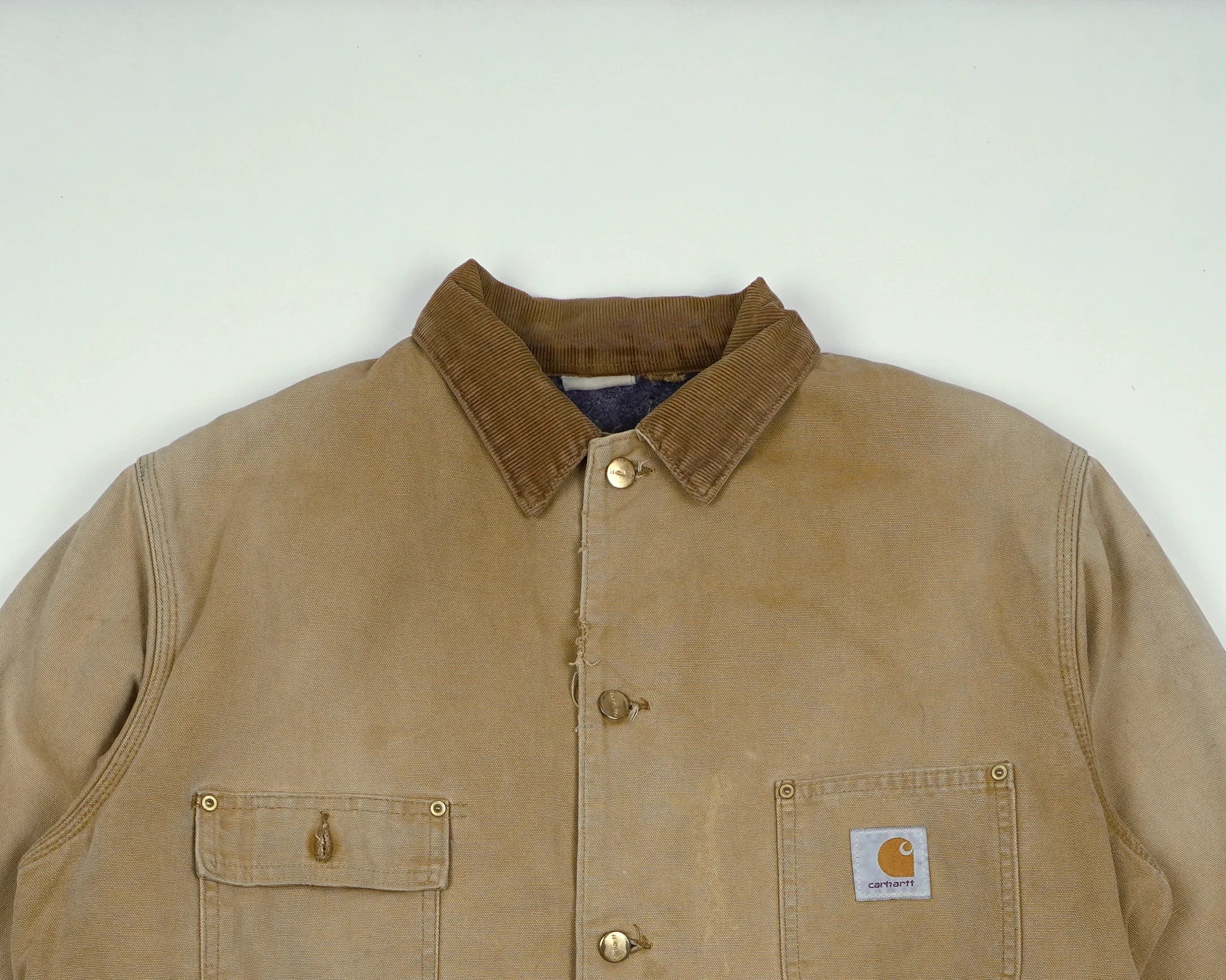 Carhartt Beige Chore Coat XL Canvas