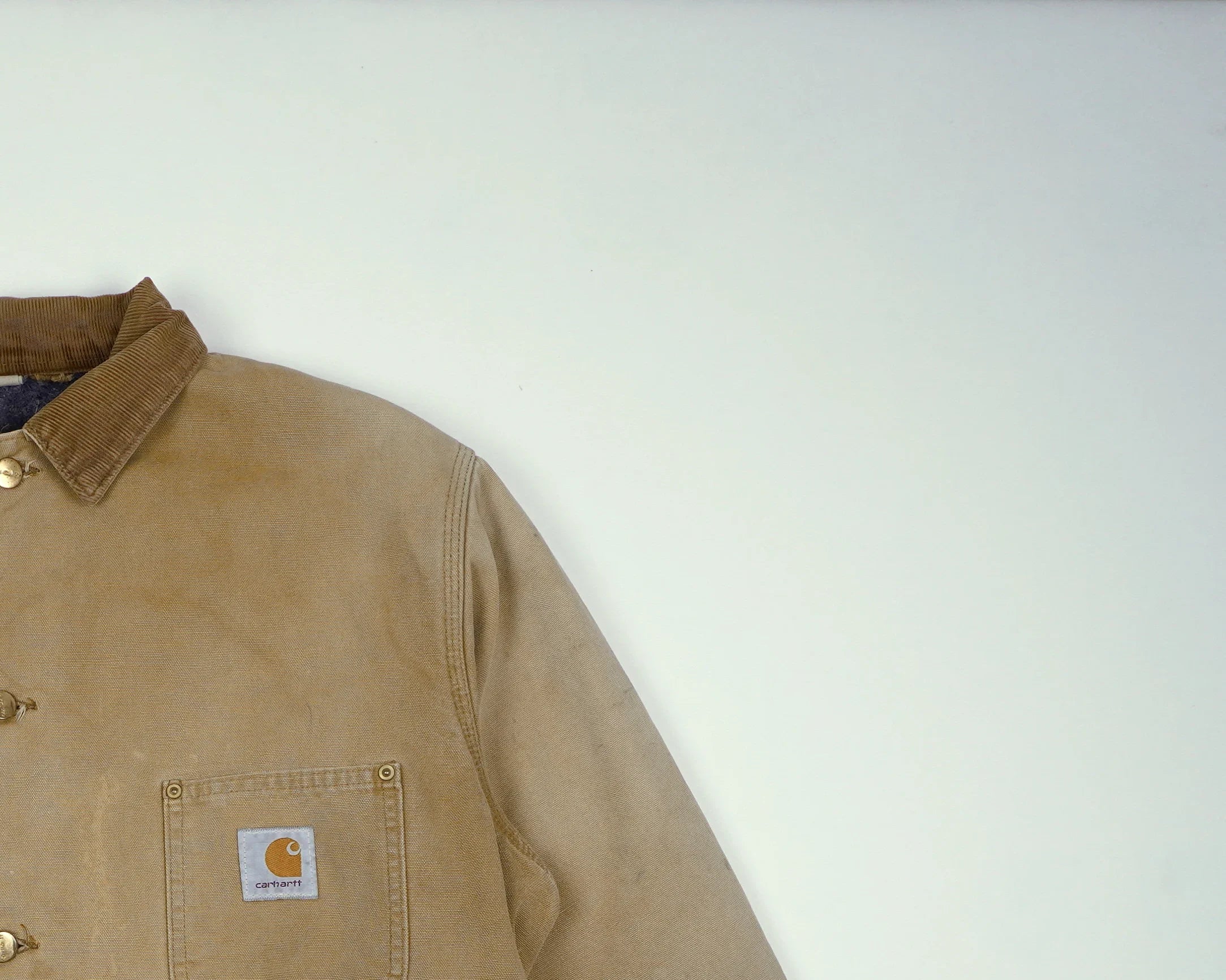 Carhartt Beige Chore Coat XL Canvas