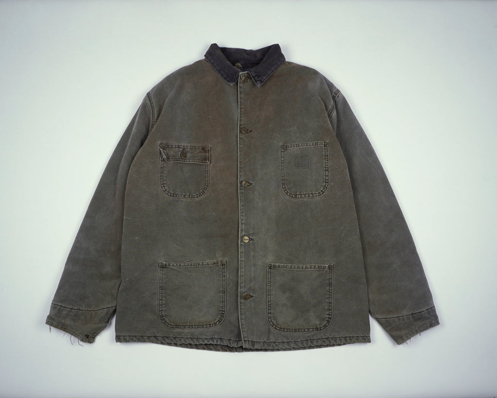 Grey Chore Coat XL Cotton, Corduroy