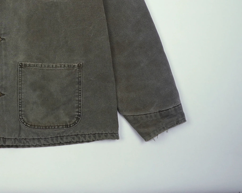 Grey Chore Coat XL Cotton, Corduroy