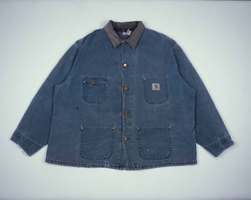 Carhartt Blue Chore Coat XXL Denim, Corduroy