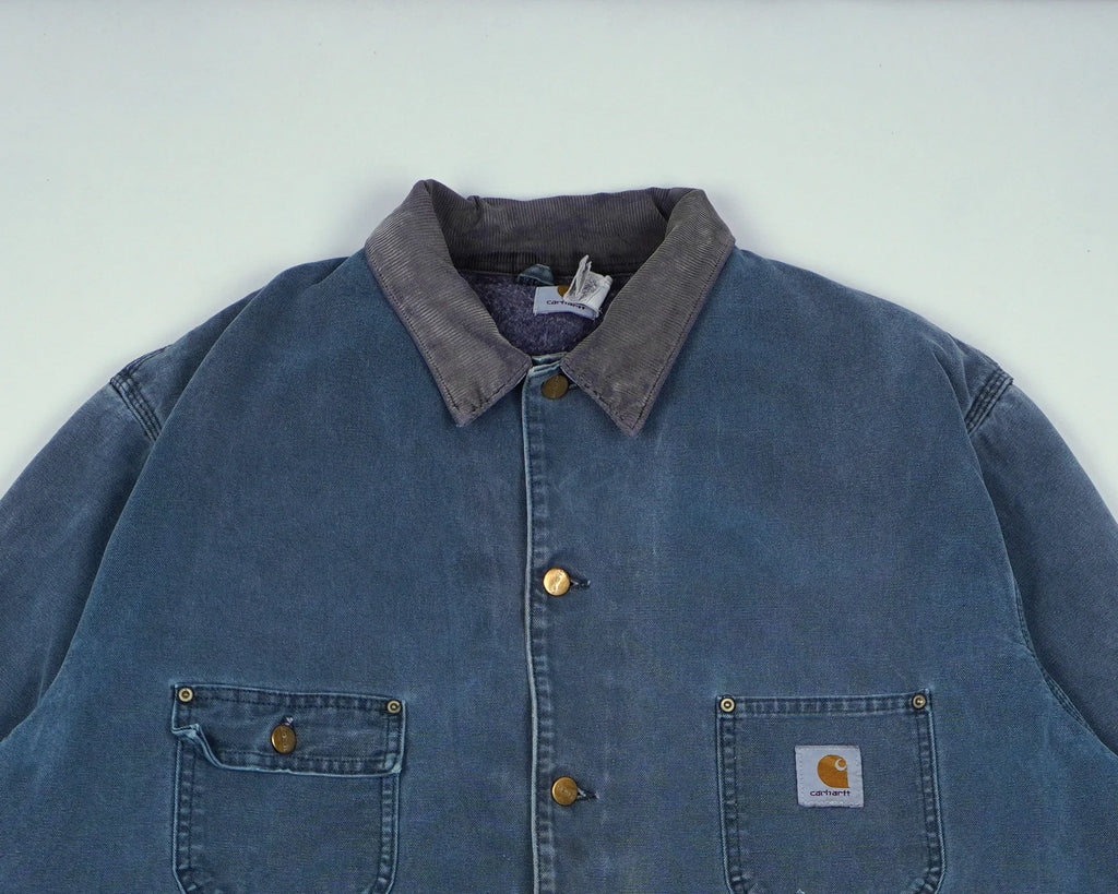 Carhartt Blue Chore Coat XXL Denim, Corduroy