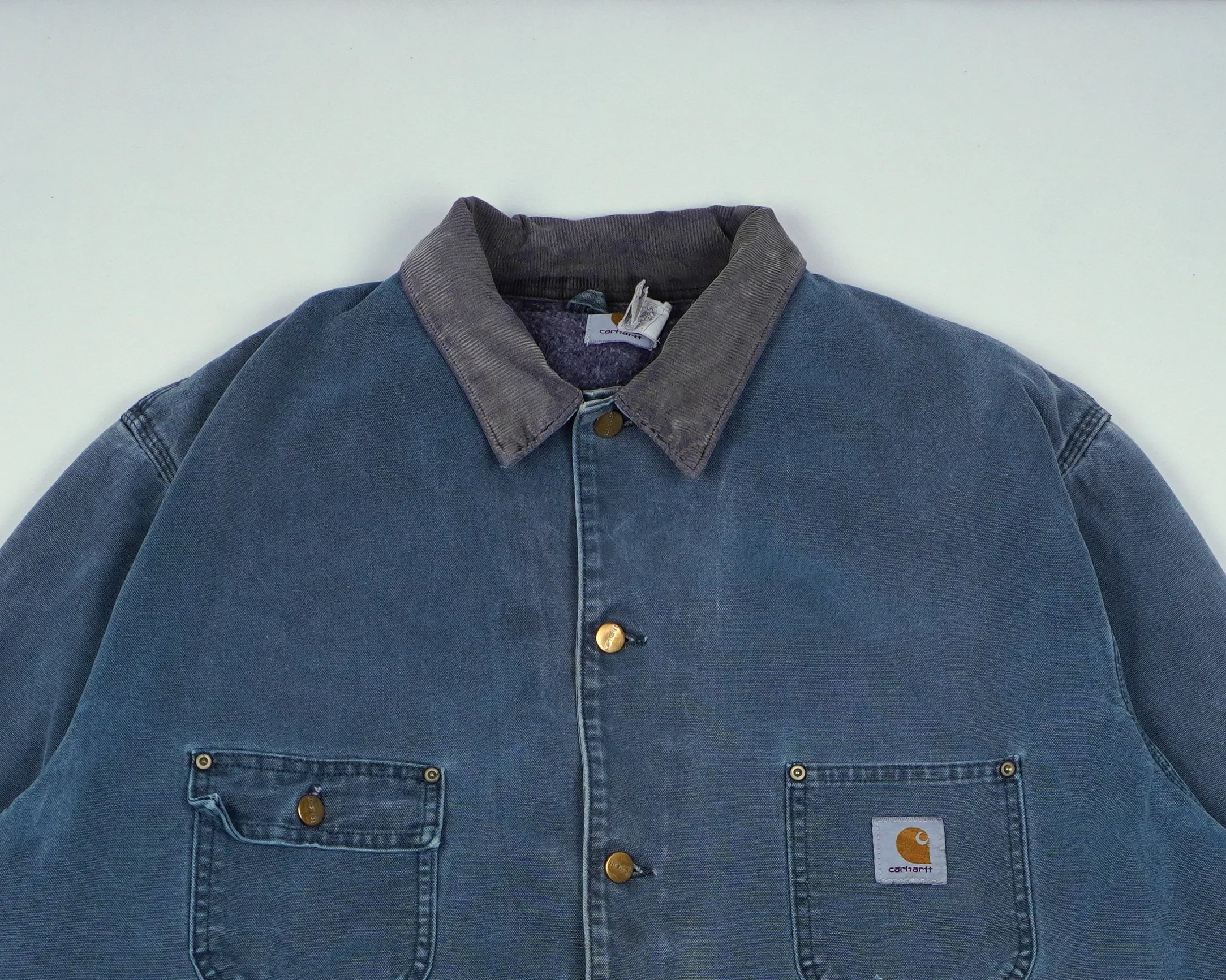 Carhartt Blue Chore Coat XXL Denim, Corduroy