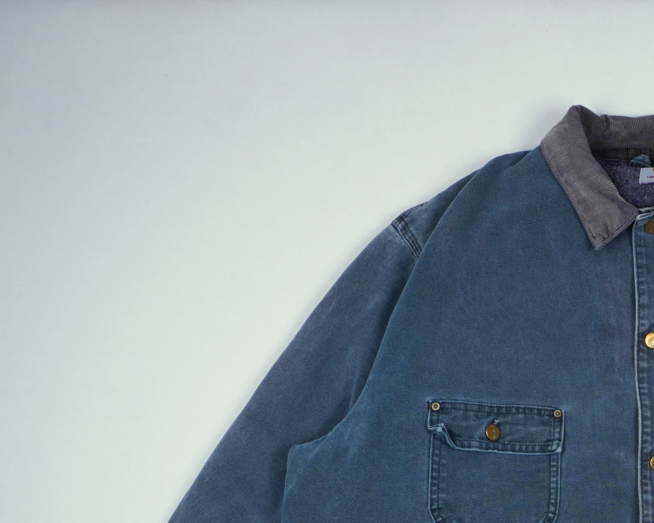 Carhartt Blue Chore Coat XXL Denim, Corduroy