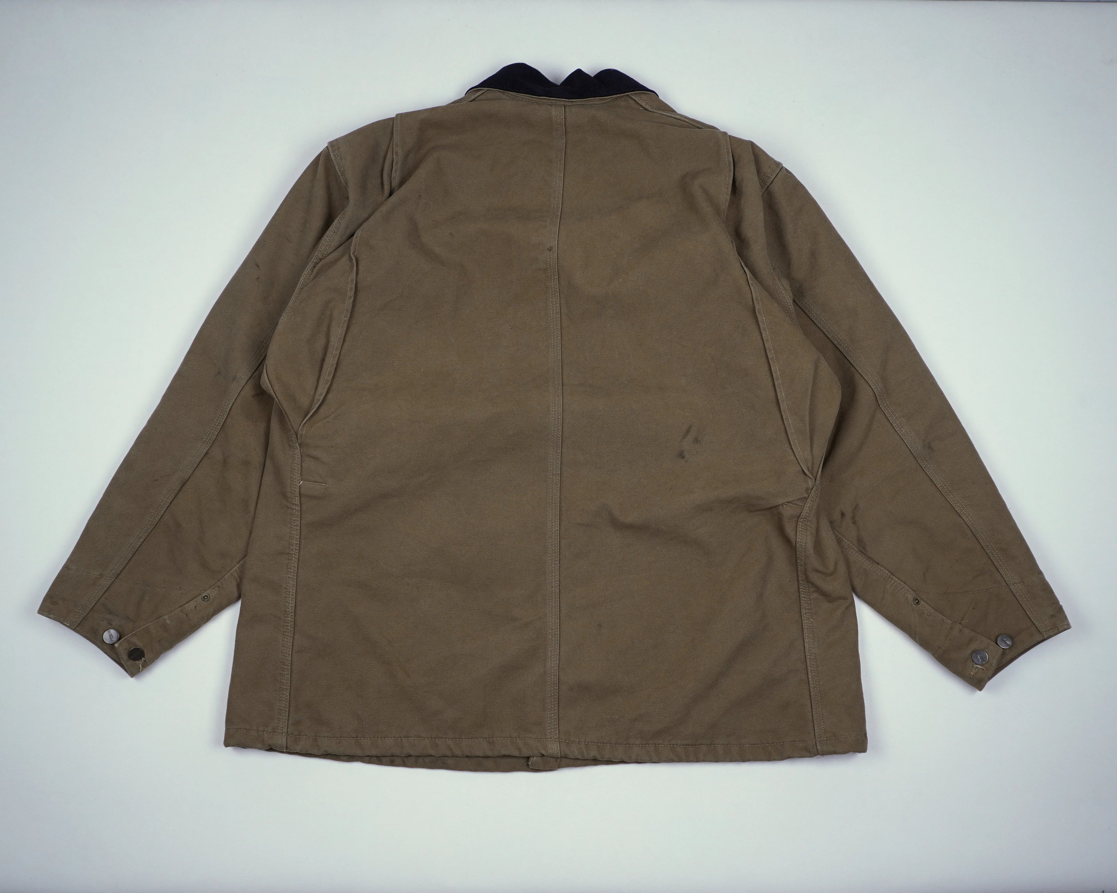 Carhartt Brown Chore Coat XXL Canvas, Corduroy