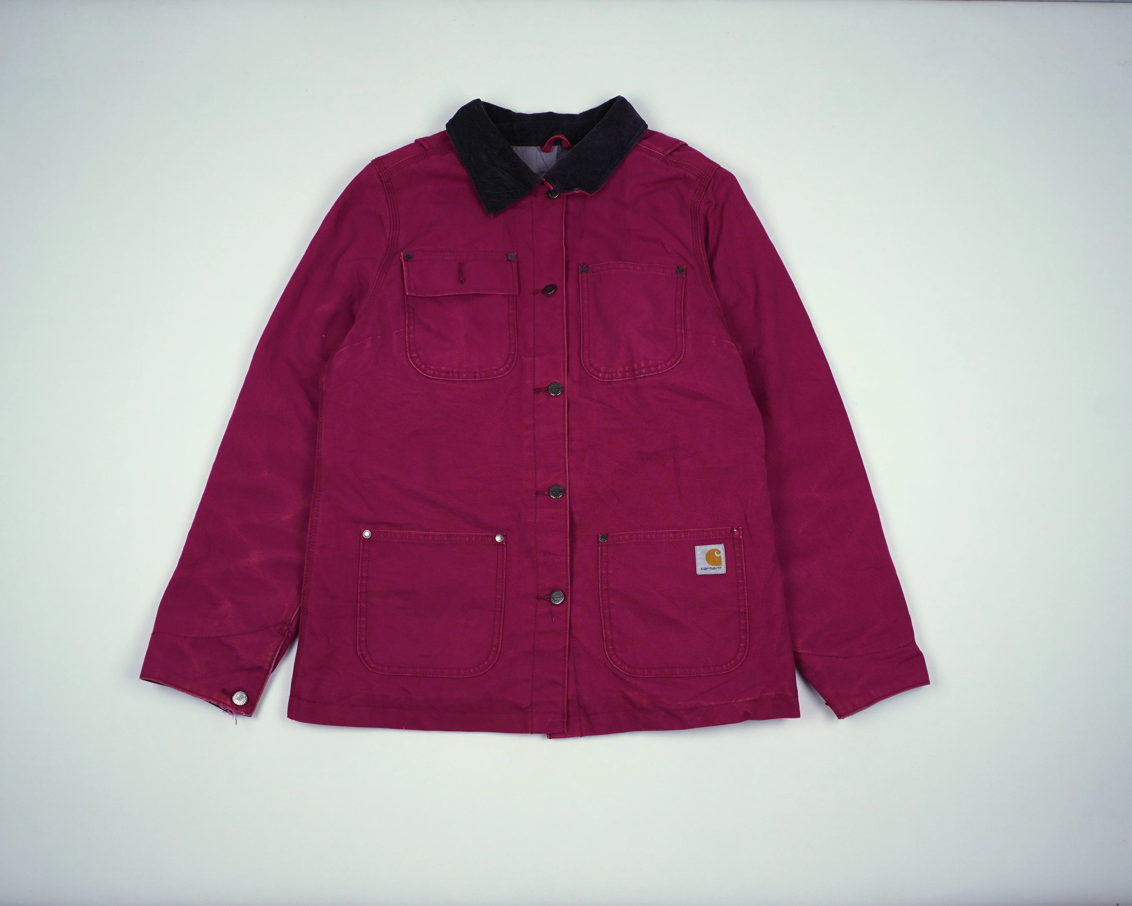 Carhartt Red Chore Coat M Canvas