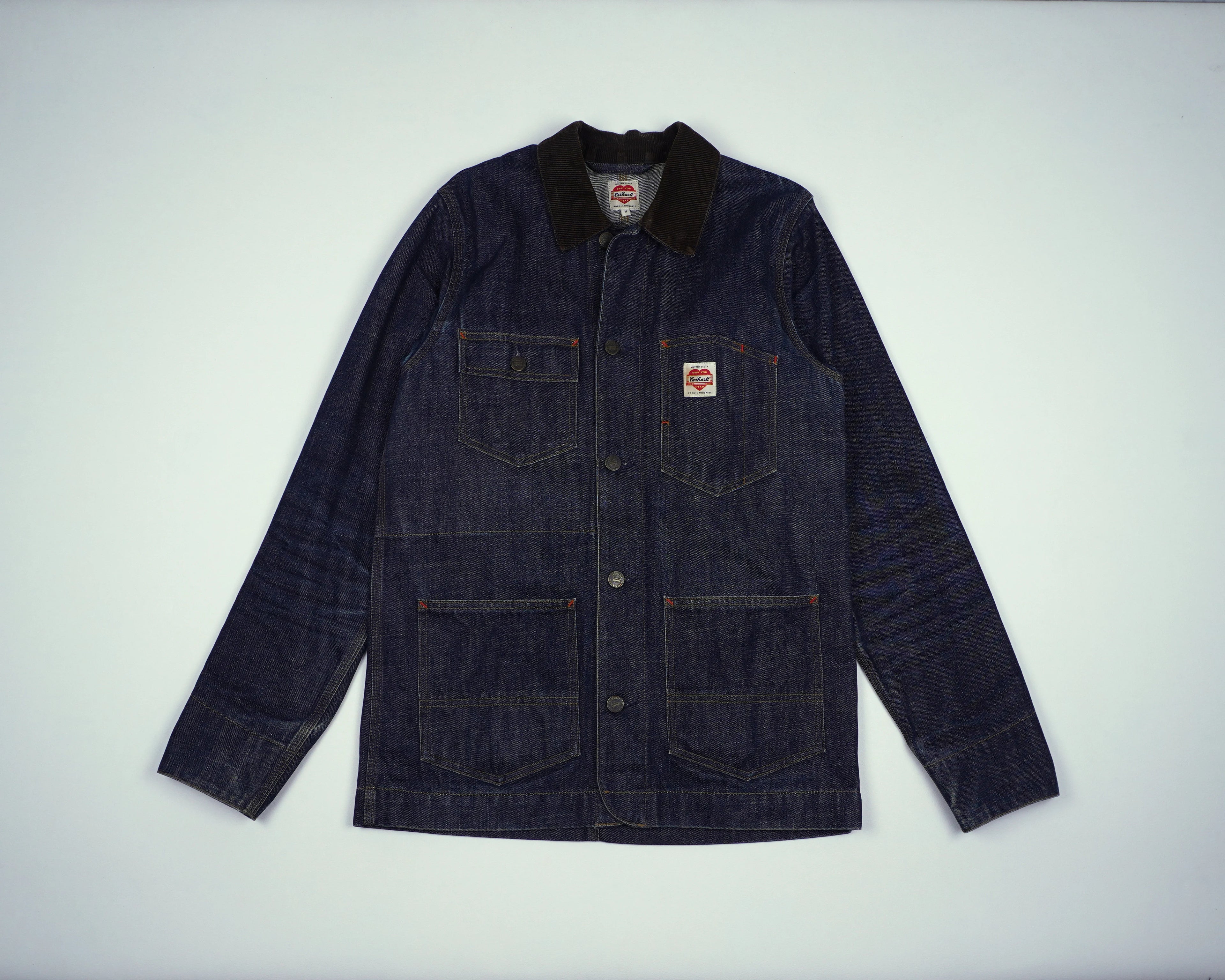 Carhartt Blue Chore Coat XS Denim, Corduroy