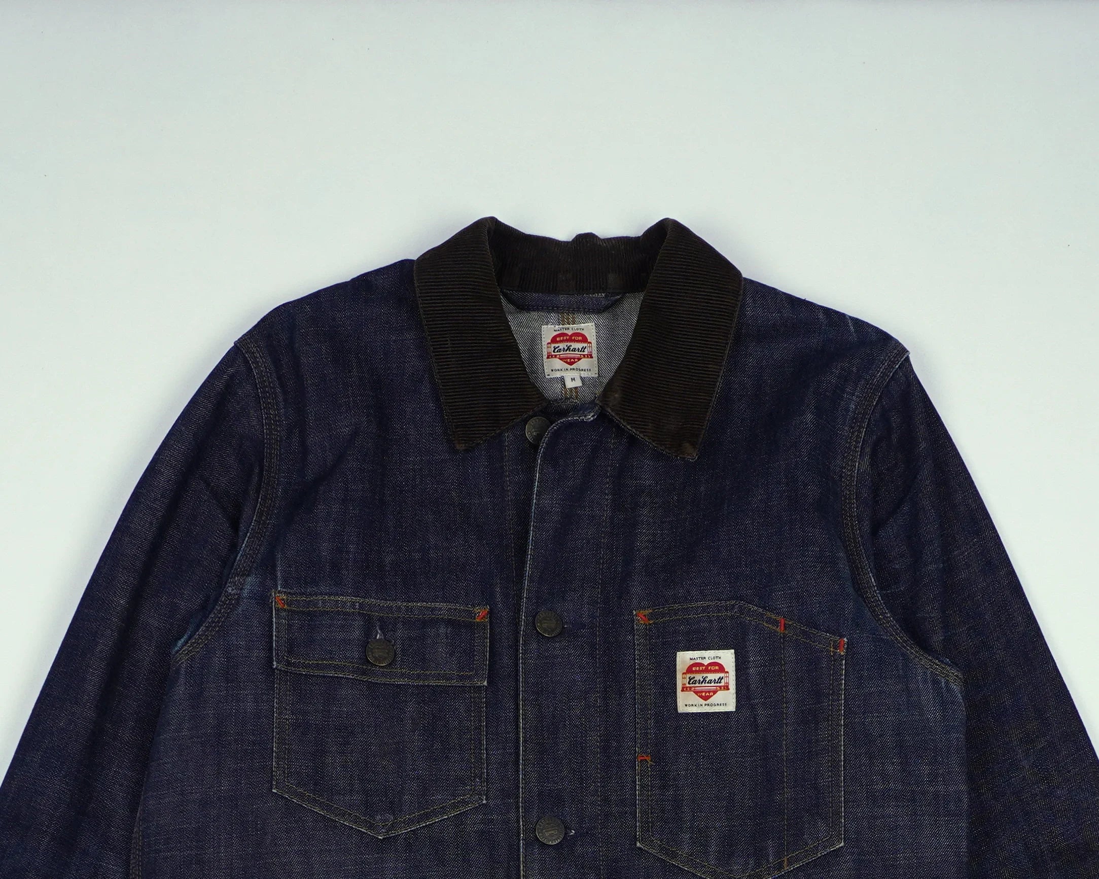 Carhartt Blue Chore Coat XS Denim, Corduroy