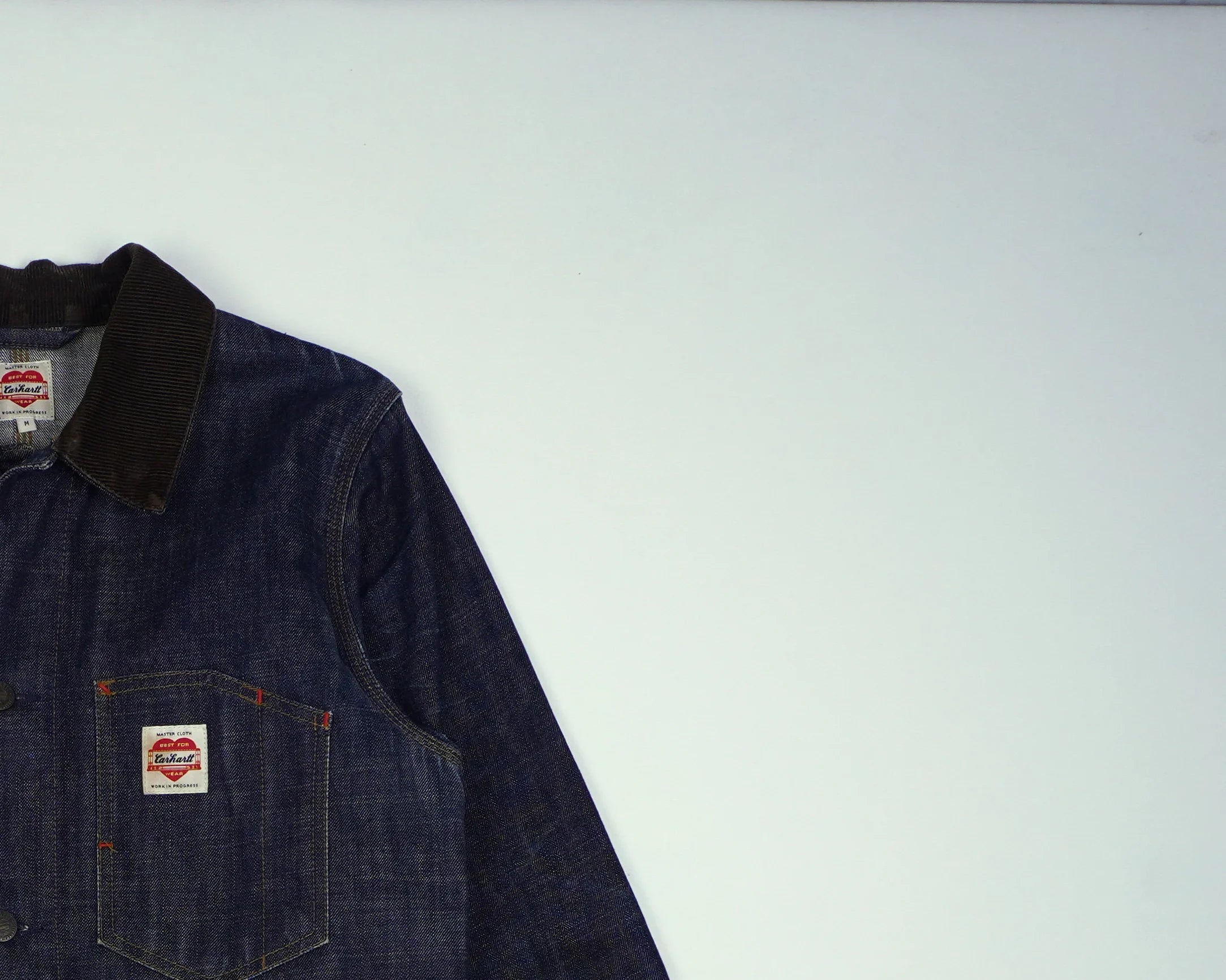 Carhartt Blue Chore Coat XS Denim, Corduroy