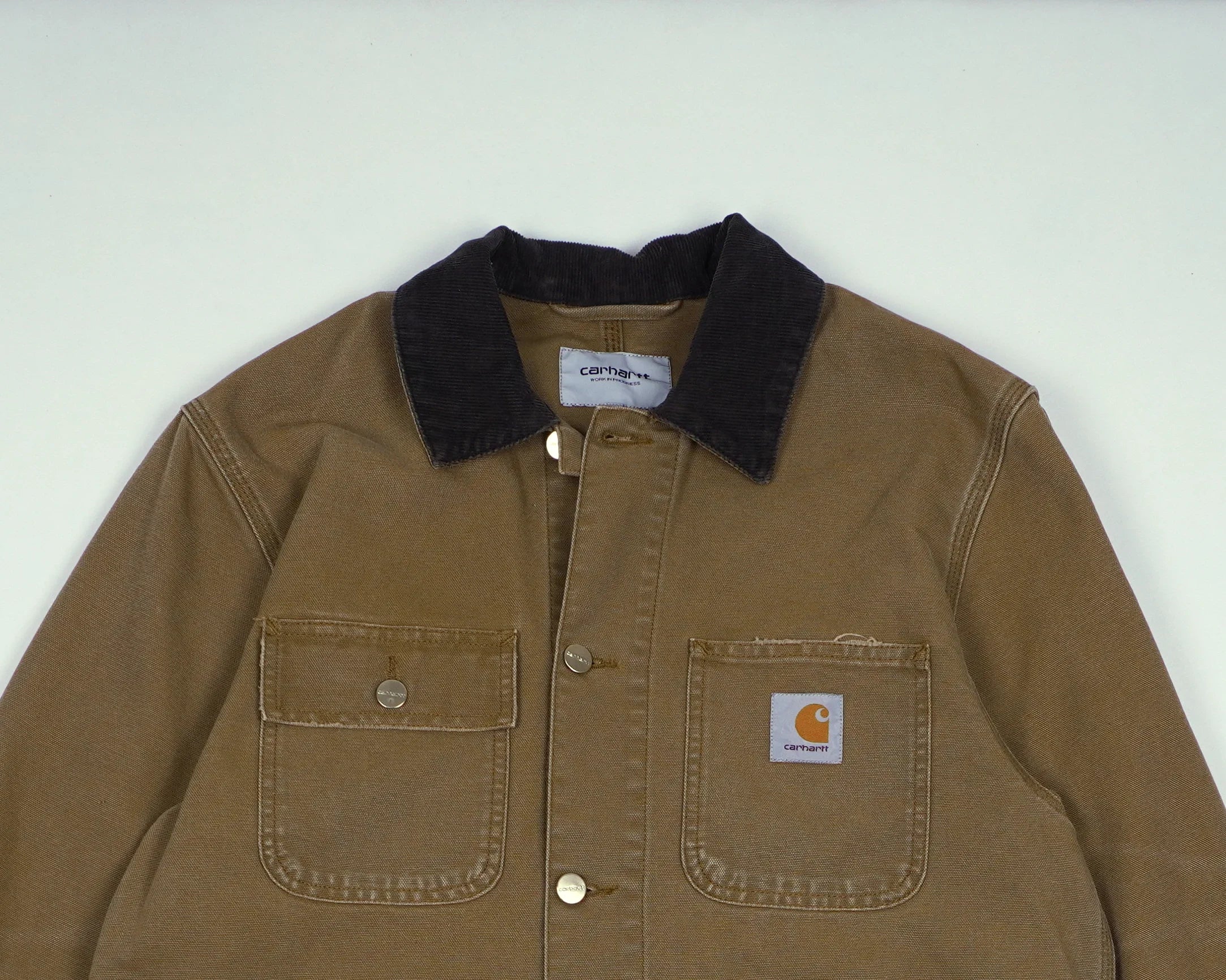 Carhartt Brown Chore Coat S Canvas