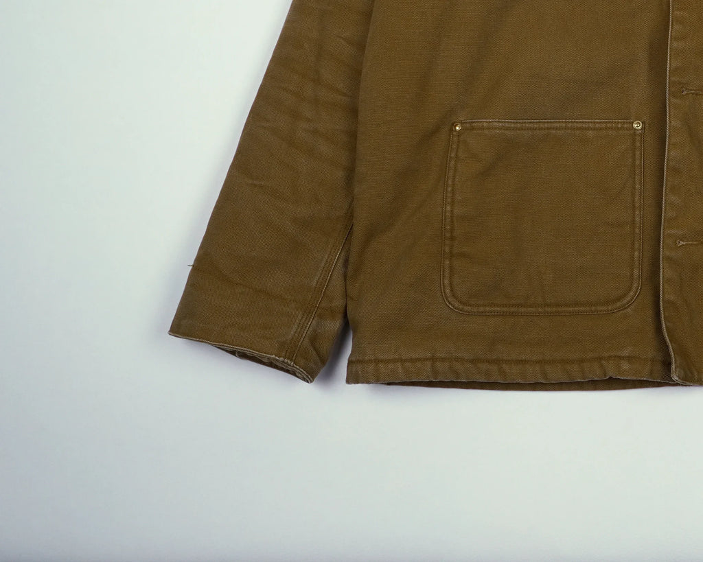 Carhartt Brown Chore Coat S Cotton, Polyester