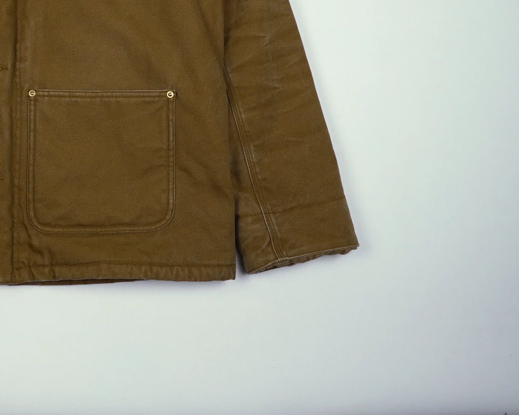 Carhartt Brown Chore Coat S Cotton, Polyester