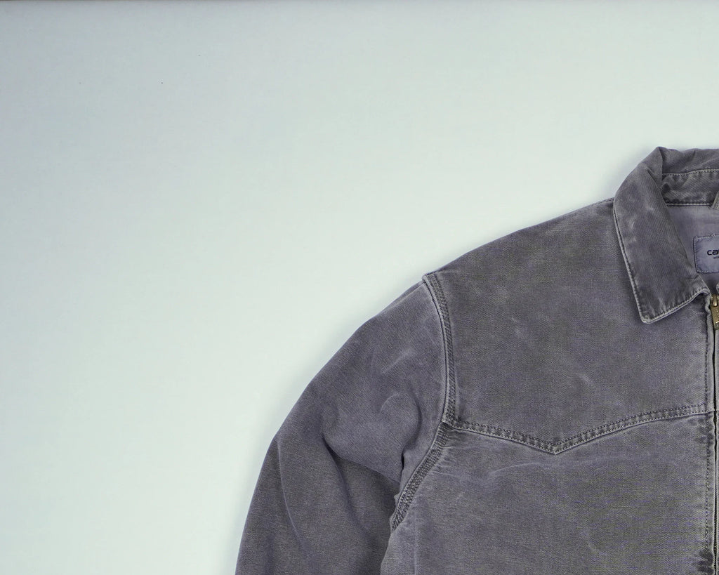 Carhartt Grey Sante Fe Bomber Jacket M Cotton