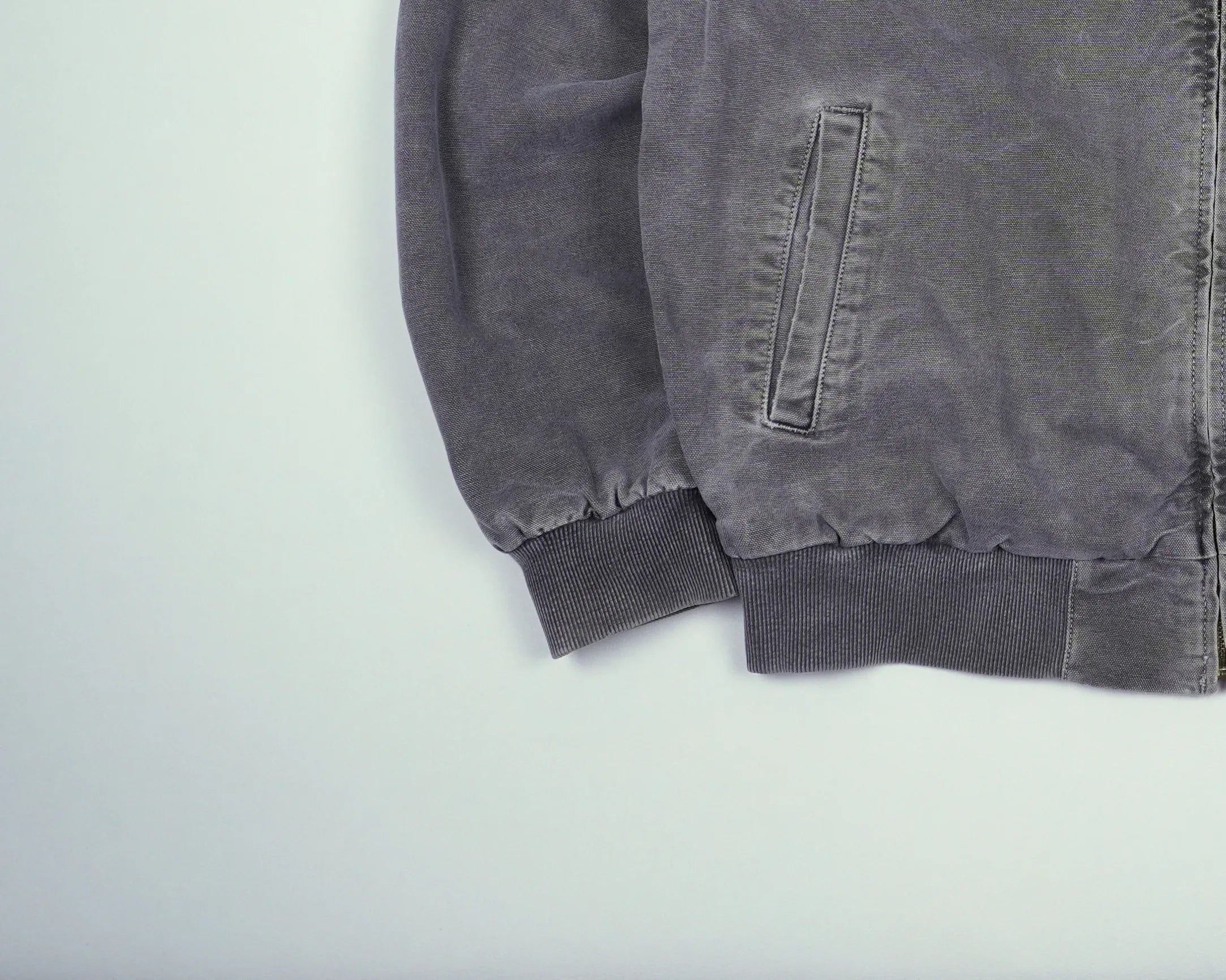 Carhartt Grey Sante Fe Bomber Jacket M Cotton