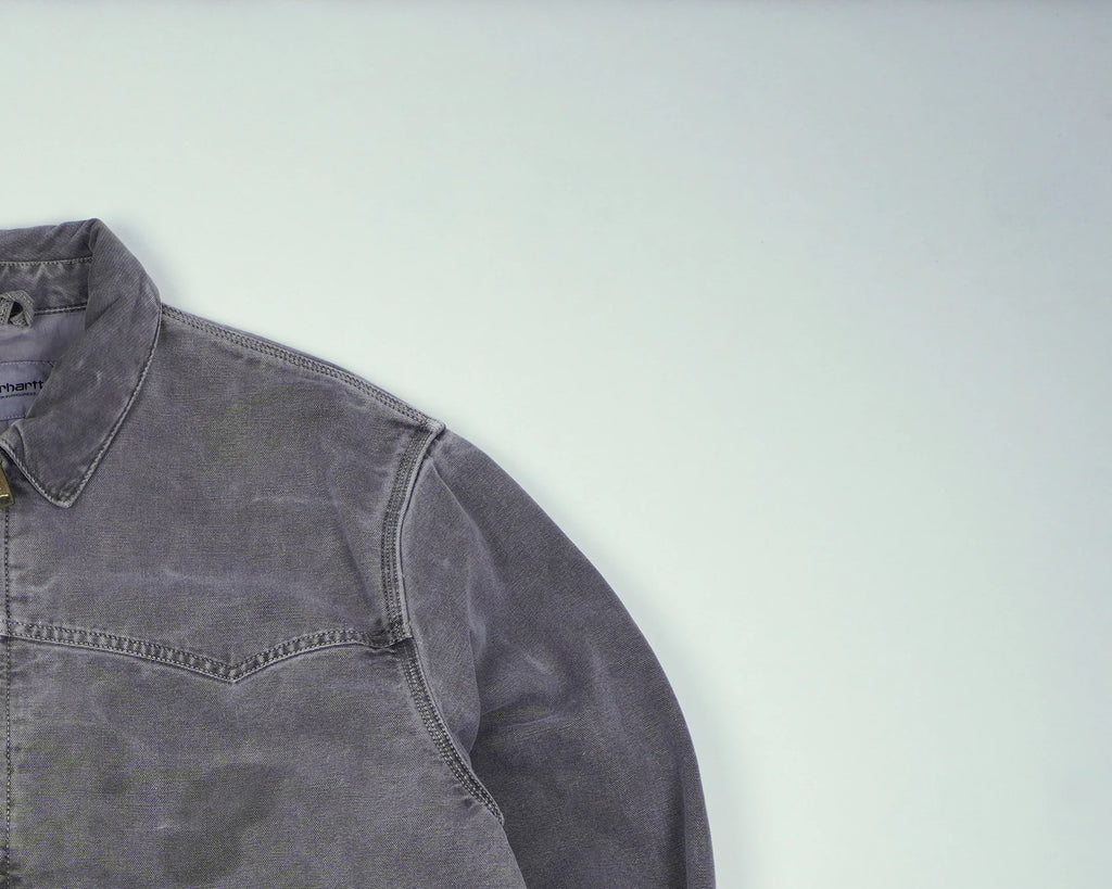 Carhartt Grey Sante Fe Bomber Jacket M Cotton