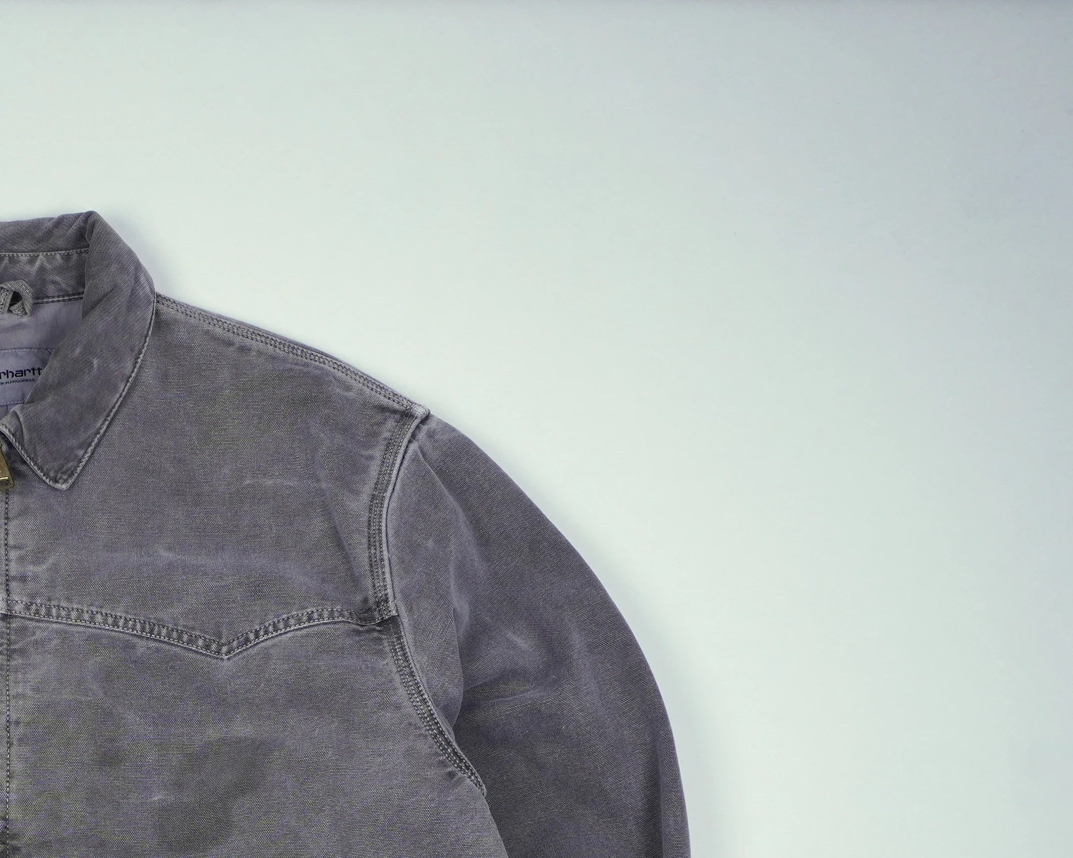 Carhartt Grey Sante Fe Bomber Jacket M Cotton