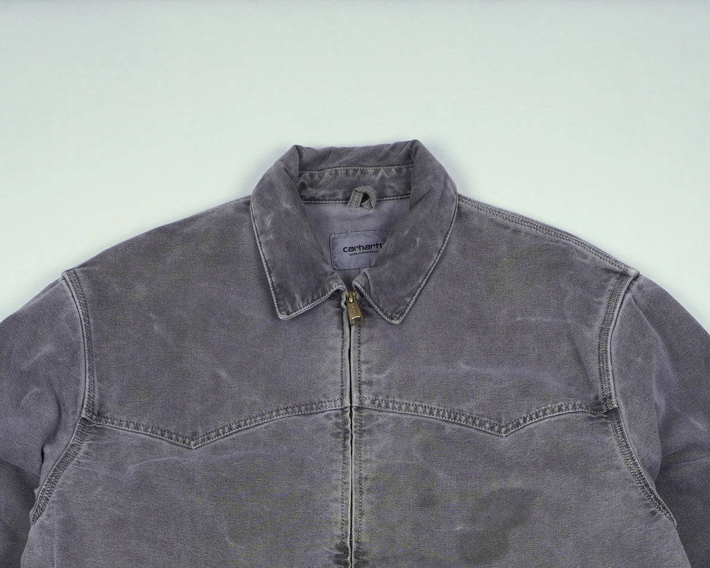 Carhartt Grey Sante Fe Bomber Jacket M Cotton