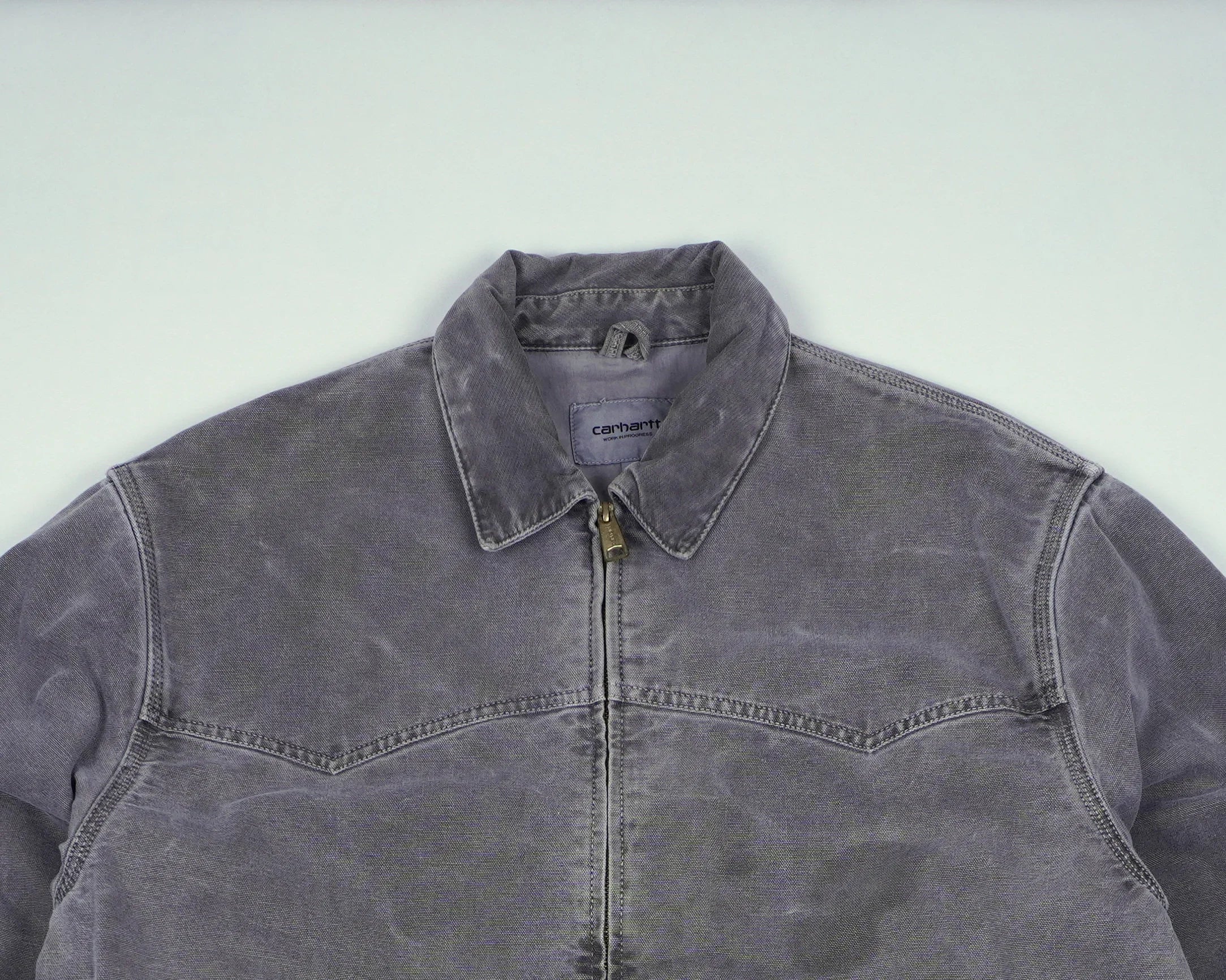 Carhartt Grey Sante Fe Bomber Jacket M Cotton