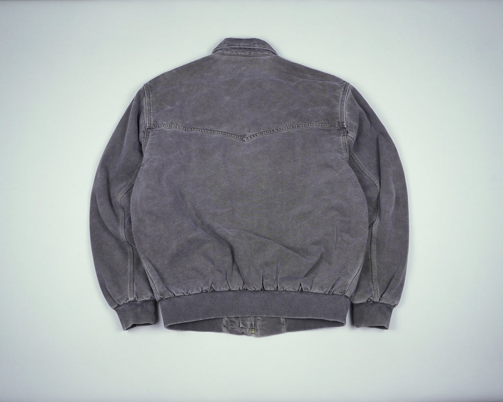 Carhartt Grey Sante Fe Bomber Jacket M Cotton