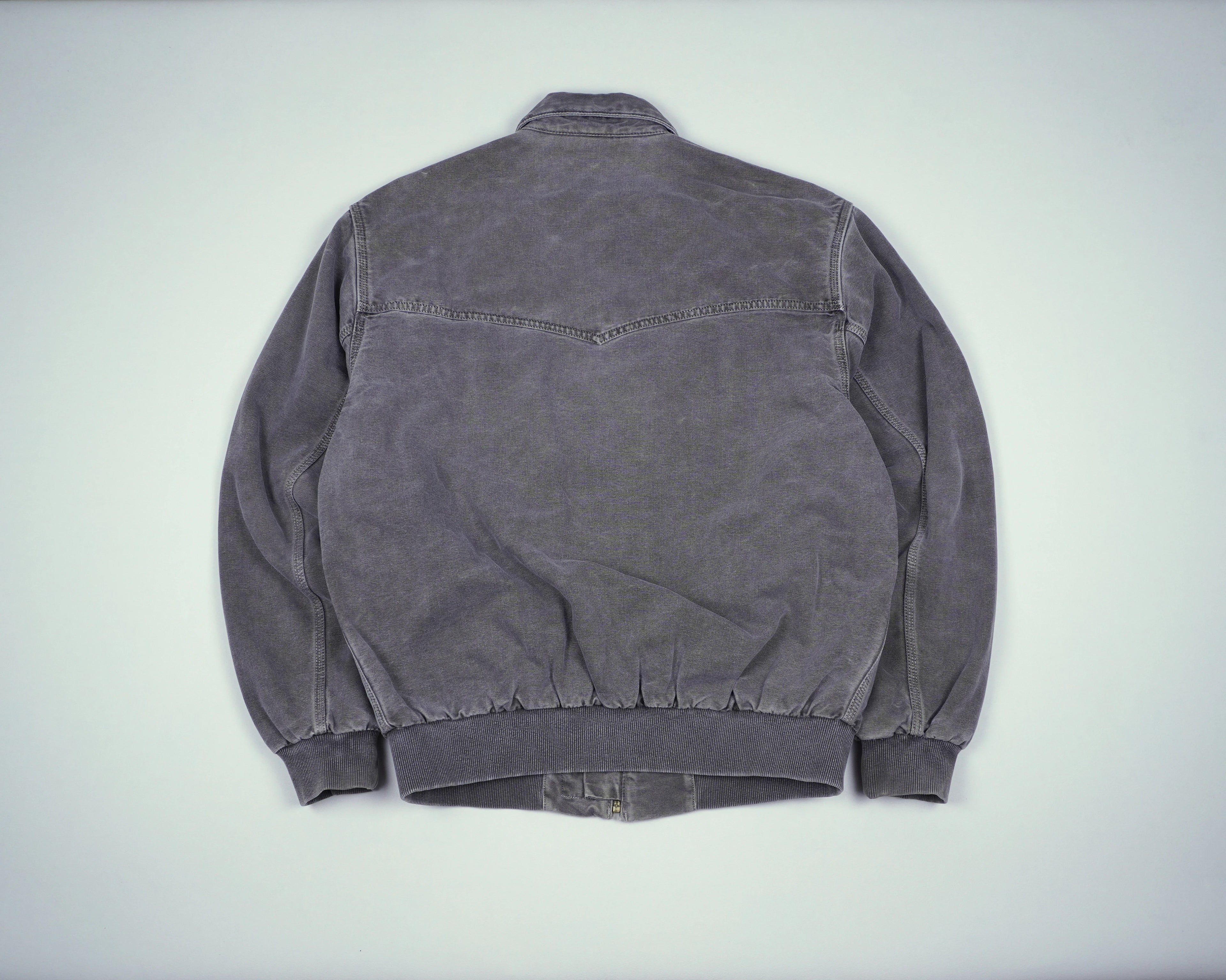 Carhartt Grey Sante Fe Bomber Jacket M Cotton
