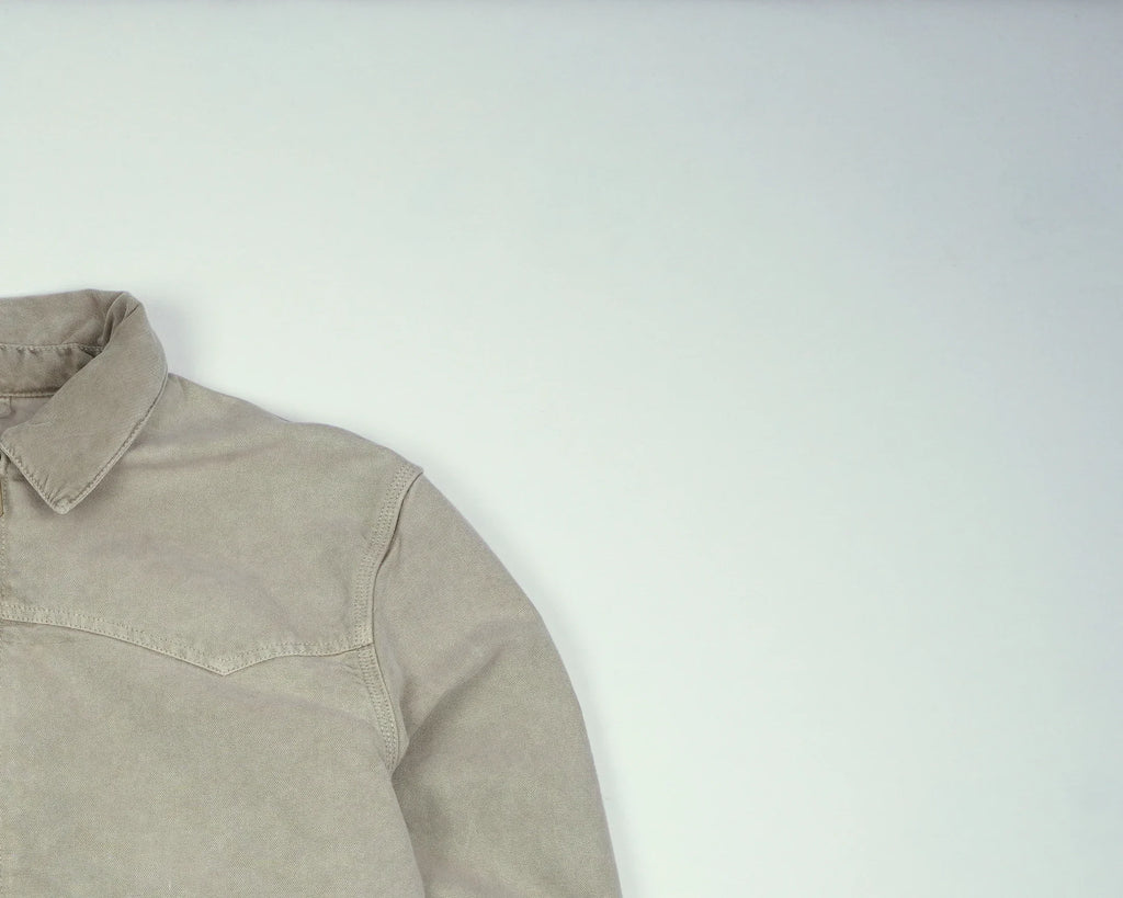 Carhartt Beige Sante Fe Bomber Jacket M Cotton