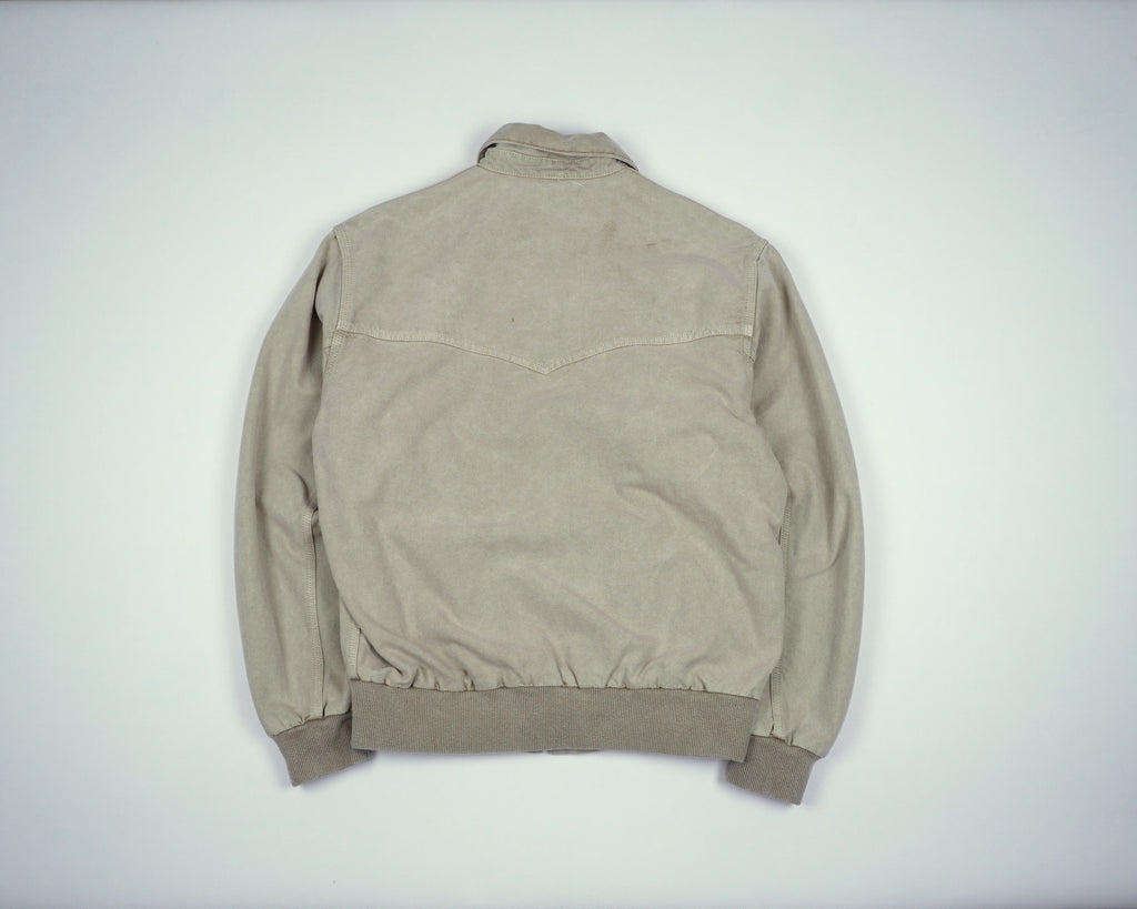 Carhartt Beige Sante Fe Bomber Jacket M Cotton