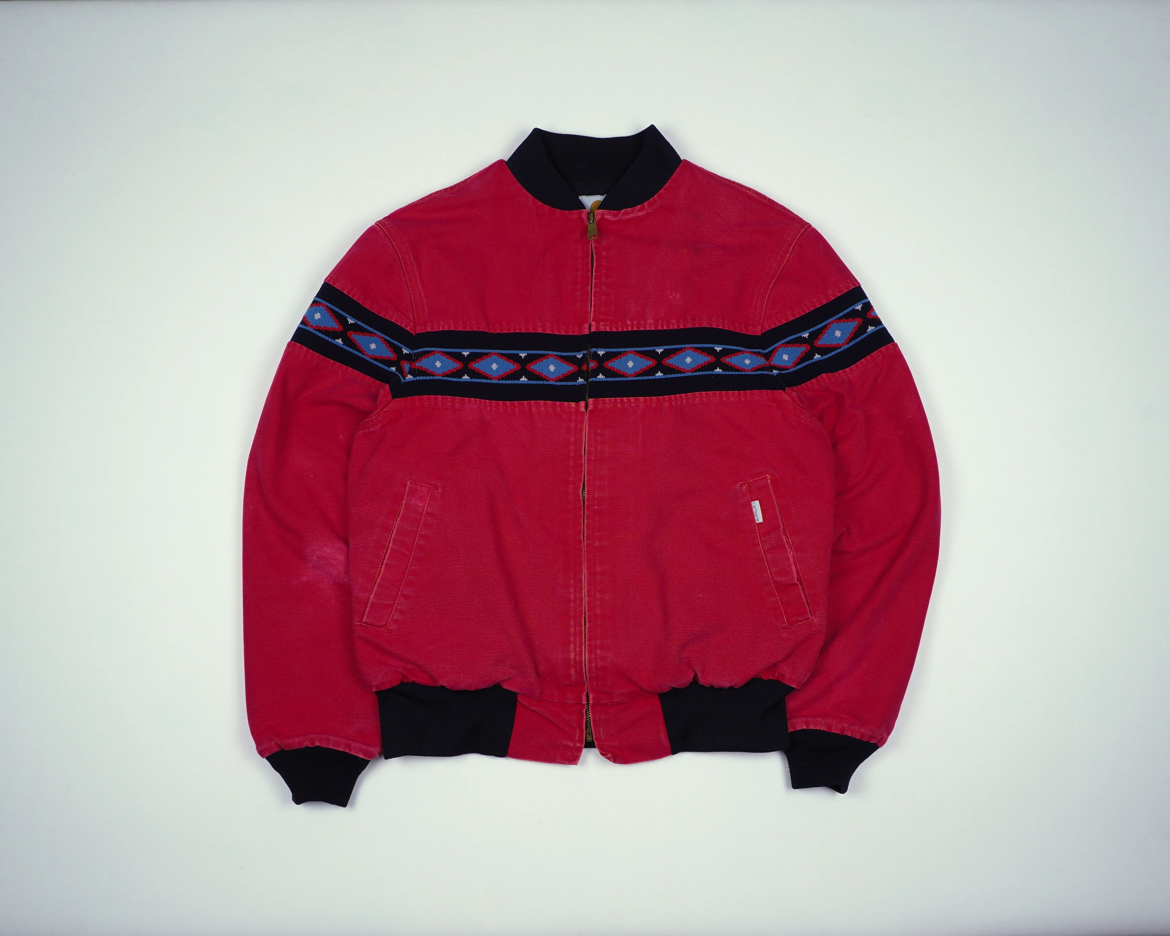 Carhartt Red Aztec Jacket M Cotton