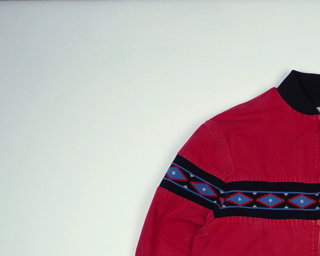 Carhartt Red Aztec Jacket M Cotton