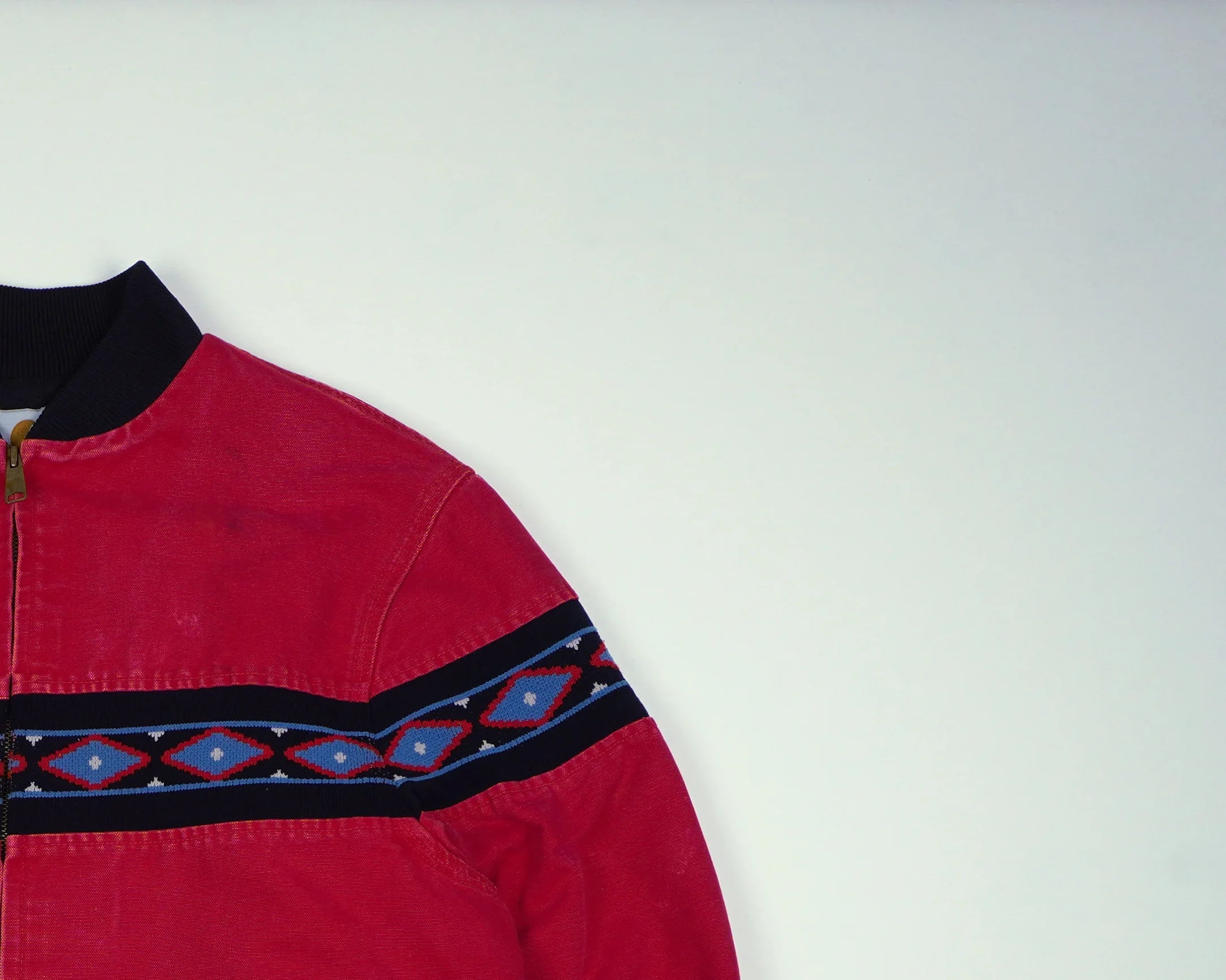 Carhartt Red Aztec Jacket M Cotton
