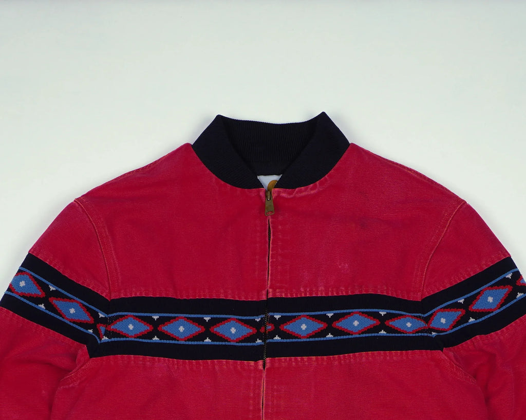 Carhartt Red Aztec Jacket M Cotton