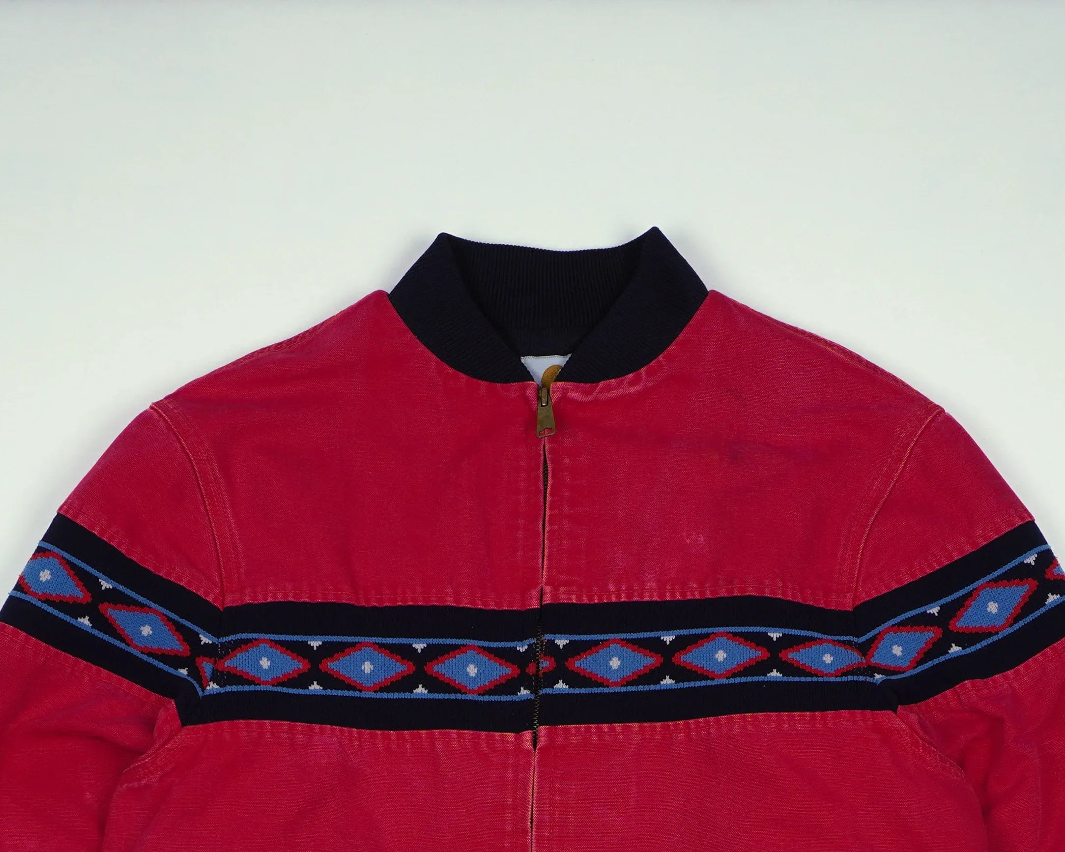 Carhartt Red Aztec Jacket M Cotton