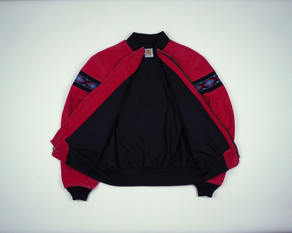 Carhartt Red Aztec Jacket M Cotton
