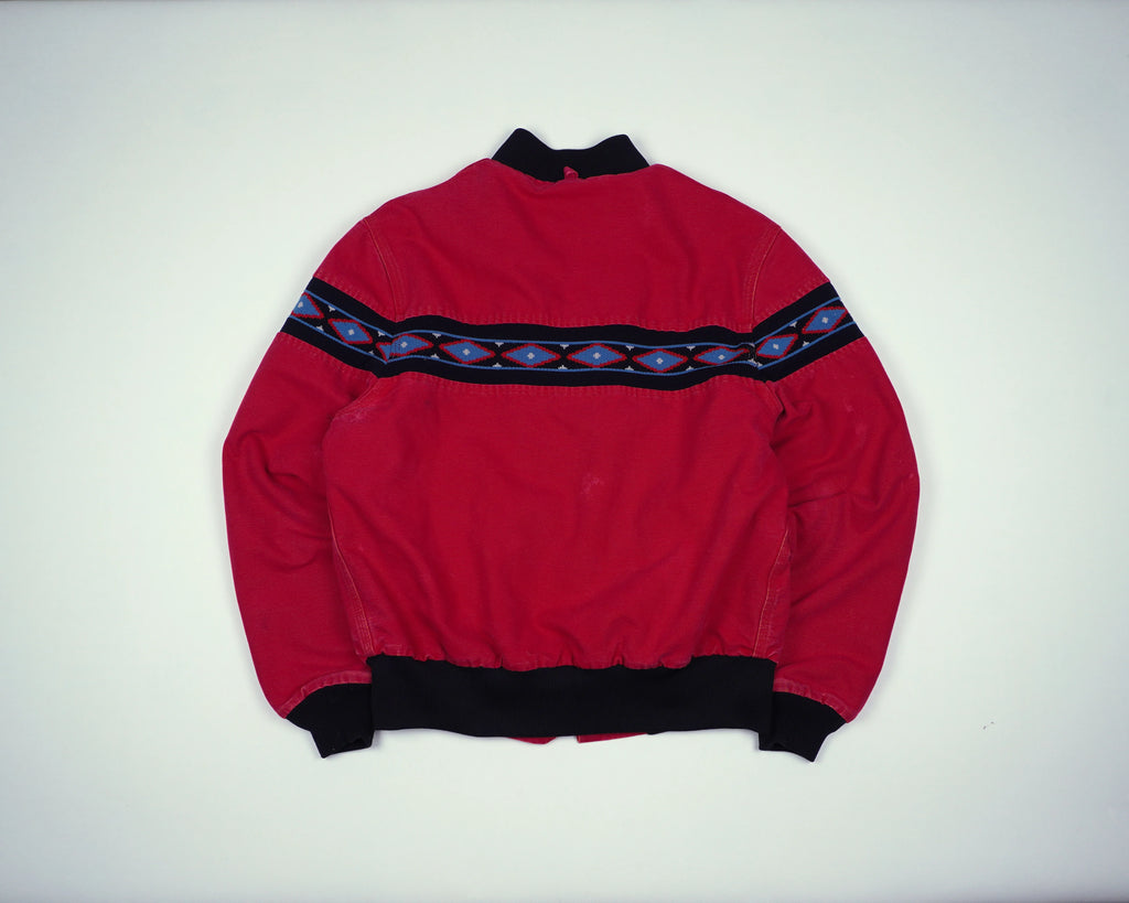 Carhartt Red Aztec Jacket M Cotton