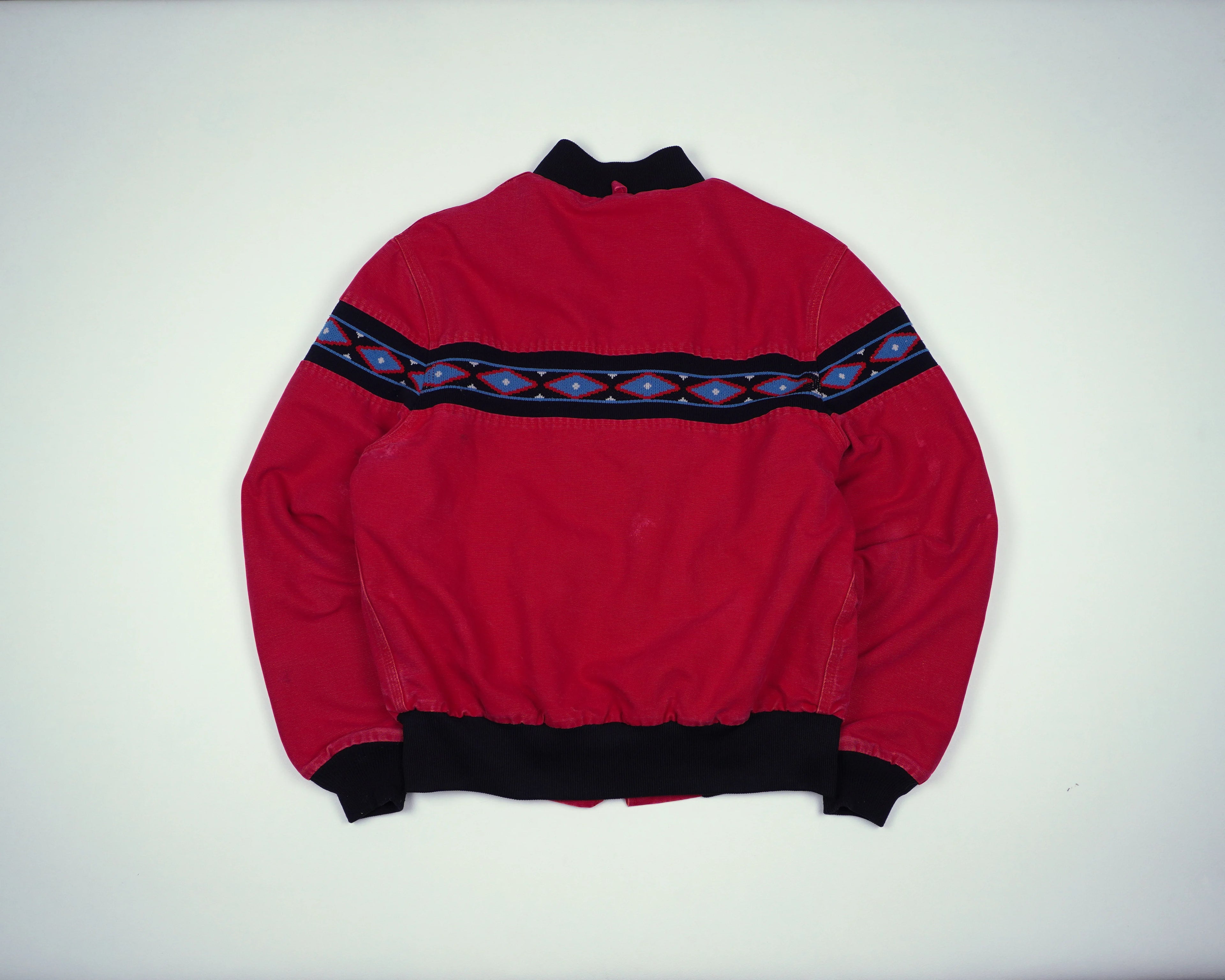 Carhartt Red Aztec Jacket M Cotton