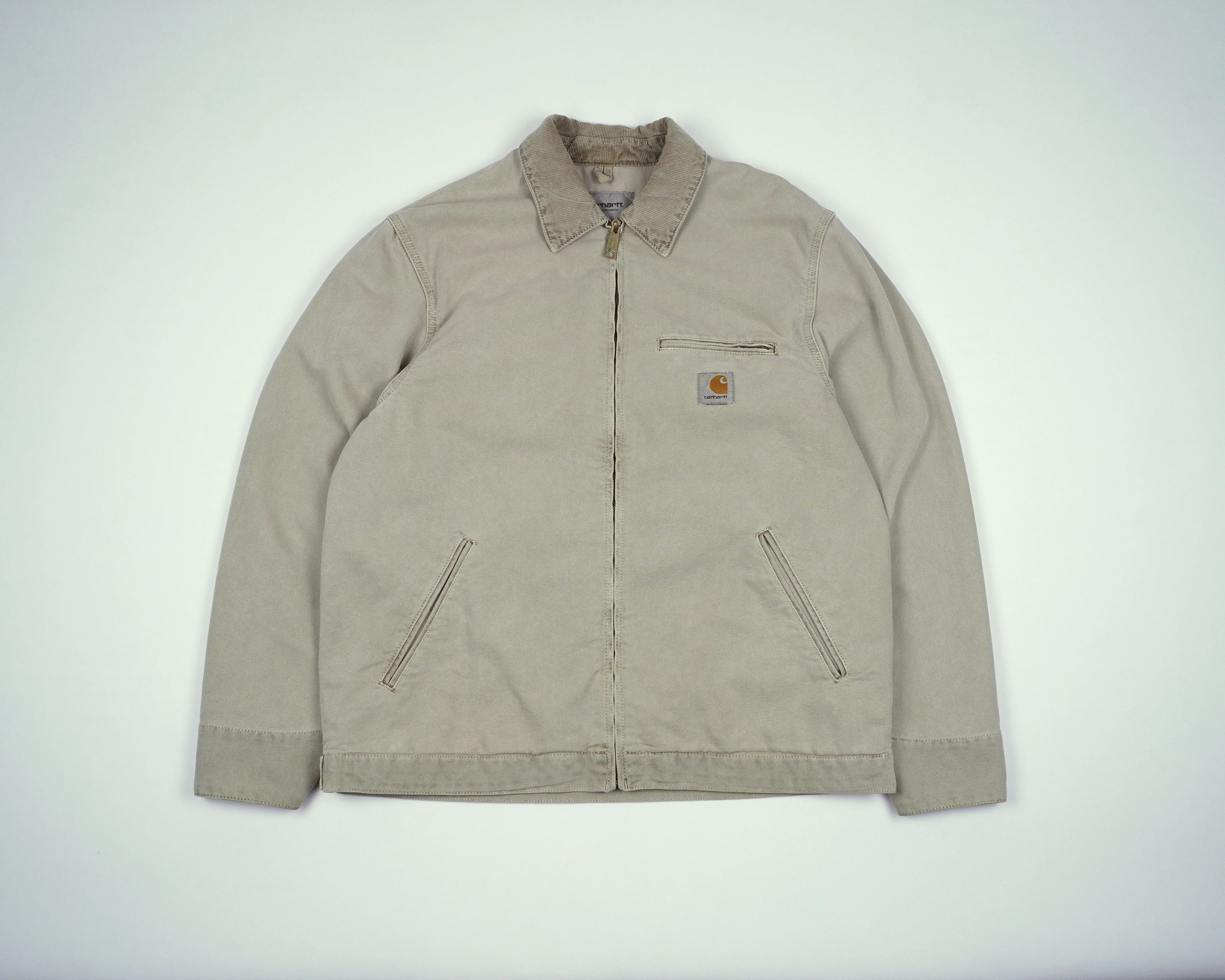 Carhartt Beige Detroit Jacket L Cotton