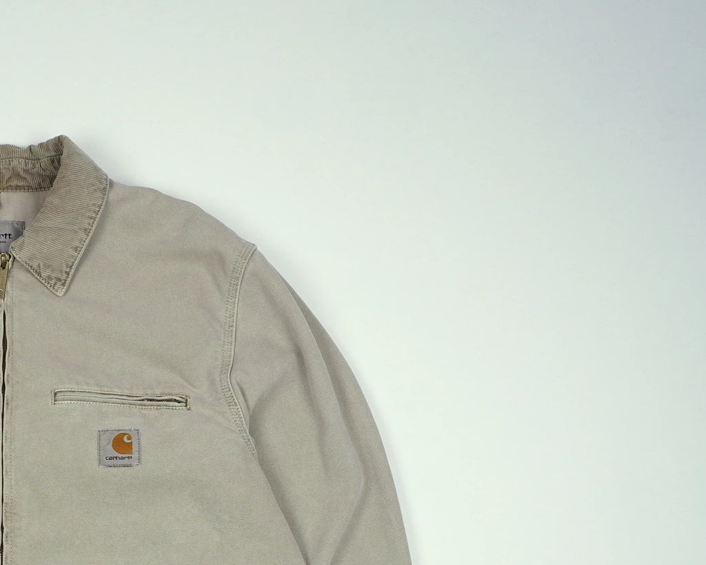 Carhartt Beige Detroit Jacket L Cotton