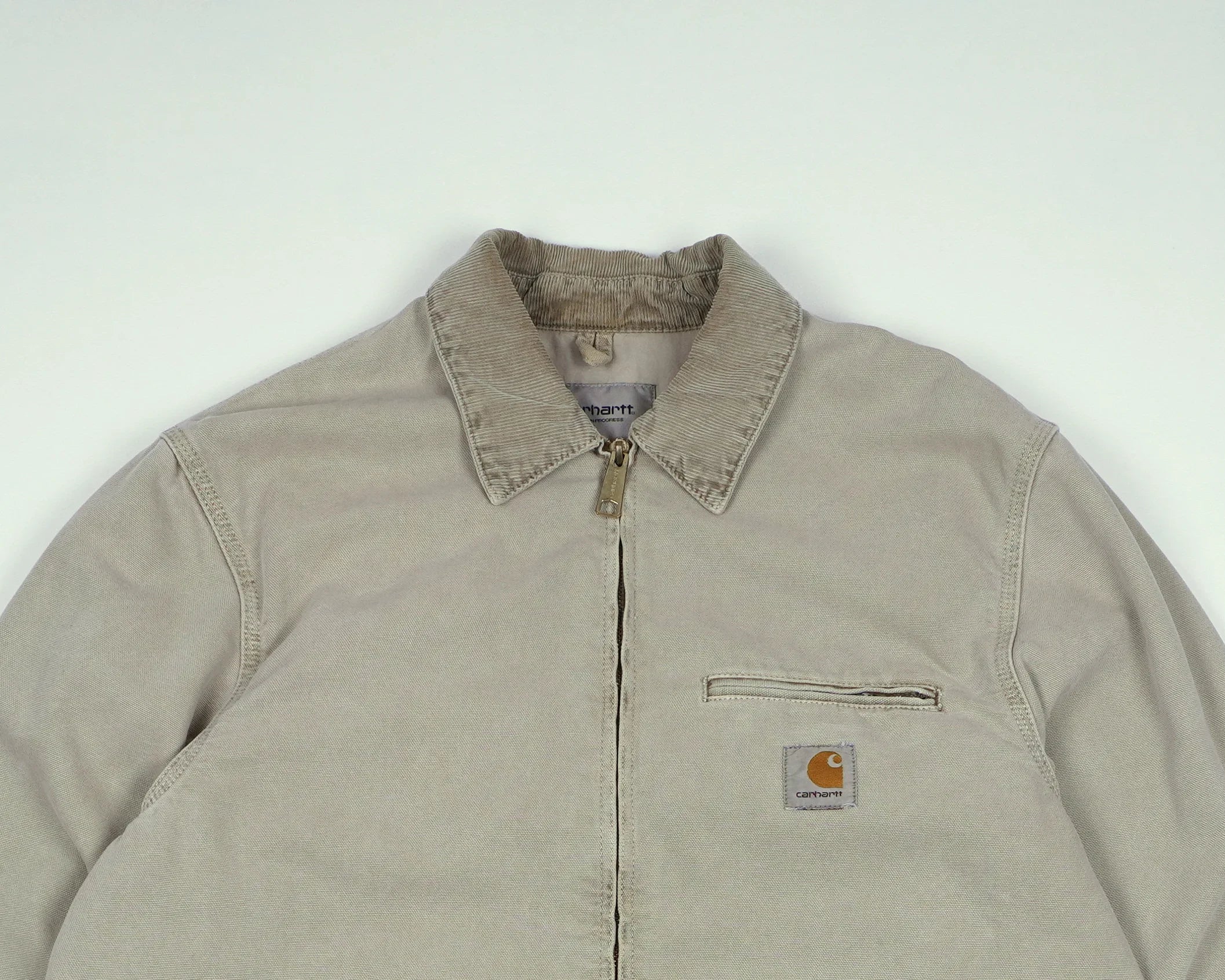 Carhartt Beige Detroit Jacket L Cotton